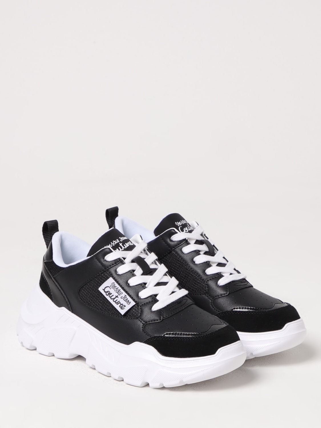 VERSACE JEANS COUTURE BASKETS: Baskets femme Versace Jeans Couture, Noir - Img 2