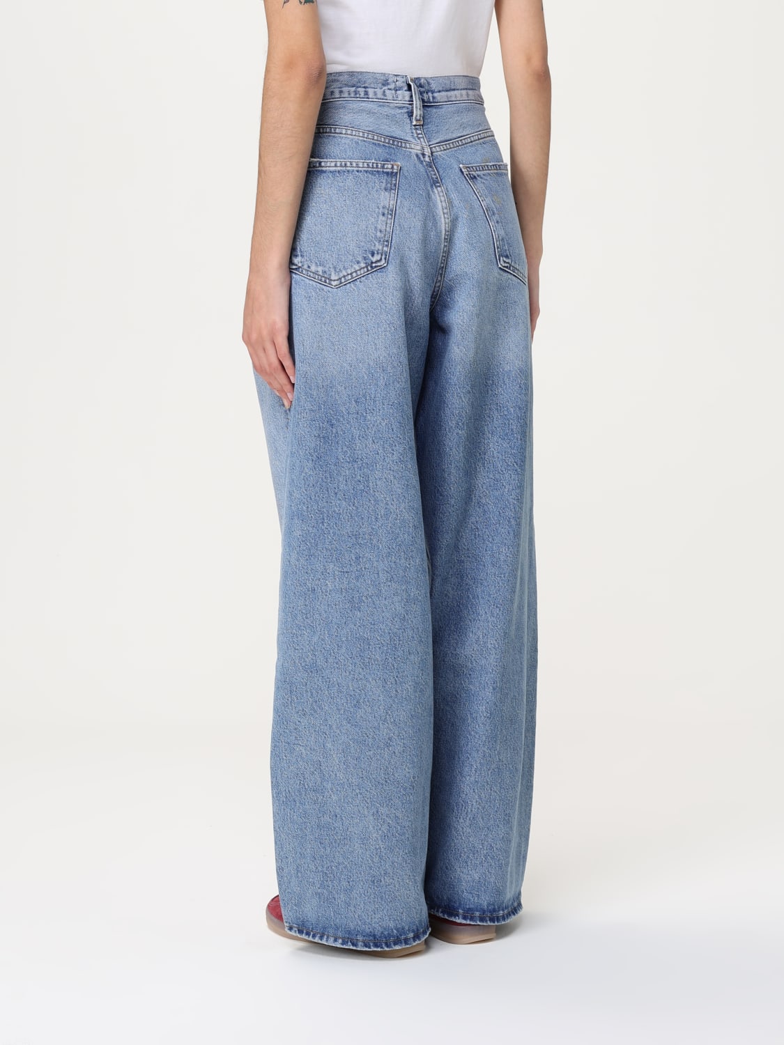 デニム・ジーパン AGOLDE Women Denim Pants A9039 1206 CONT BLUE Minka denim cargo pants in blue - Agolde | Mytheresa