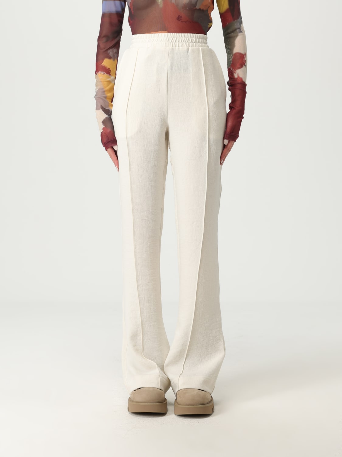 JW ANDERSON PANTALONES: Pantalón mujer Jw Anderson, Blanco - Img 1