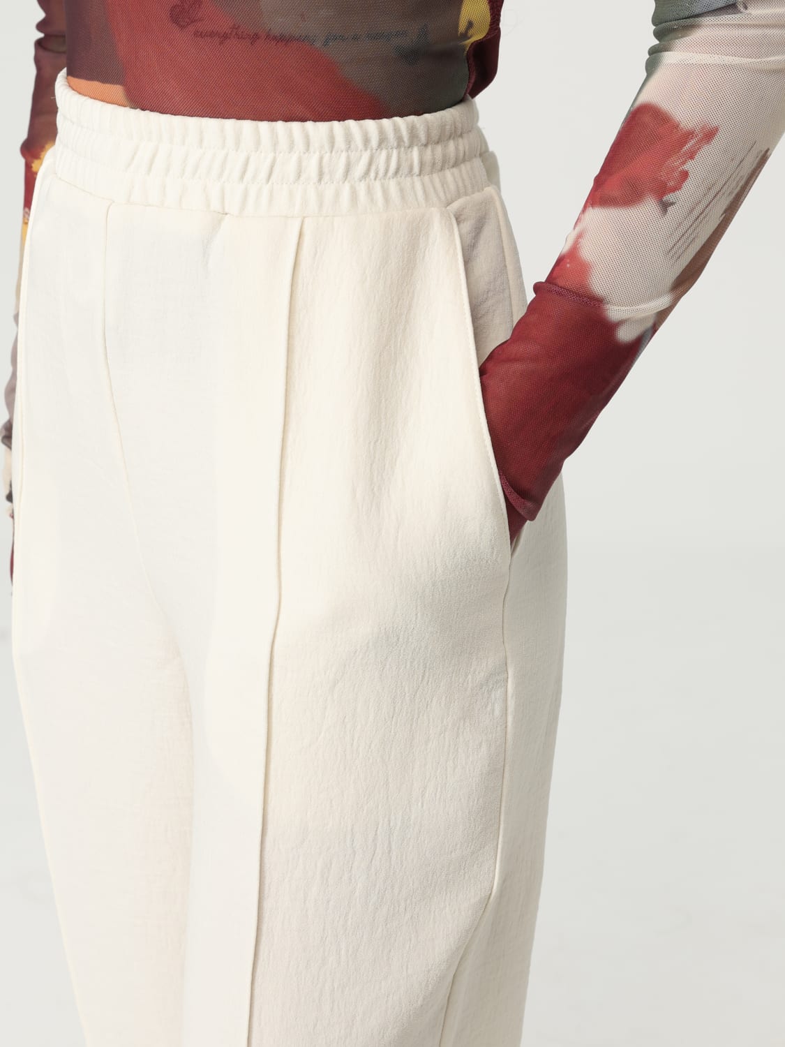 JW ANDERSON PANTALONES: Pantalón mujer Jw Anderson, Blanco - Img 5