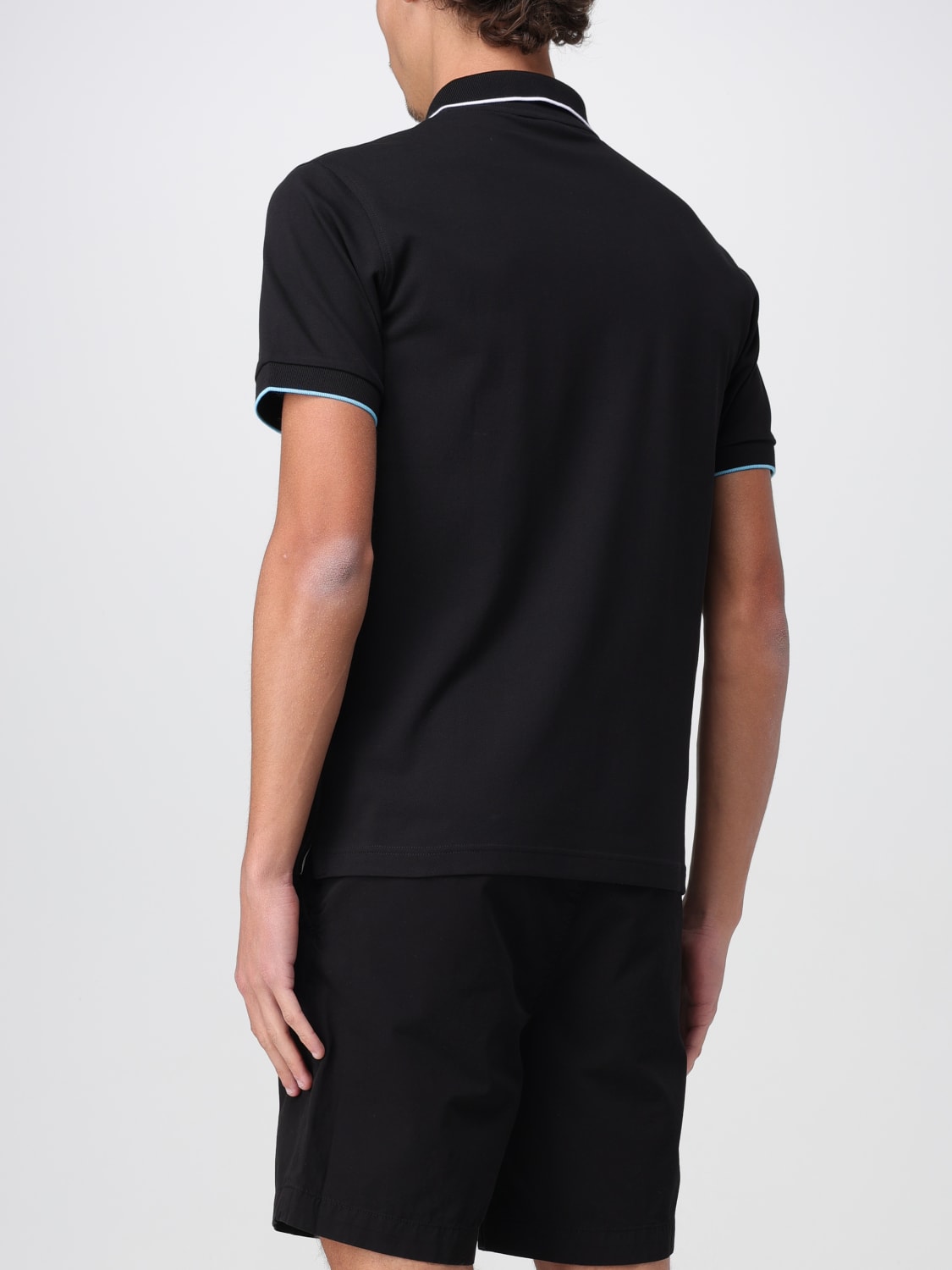 SUN68 POLO: Polo in cotone con mini logo SUN68, Nero - Img 2