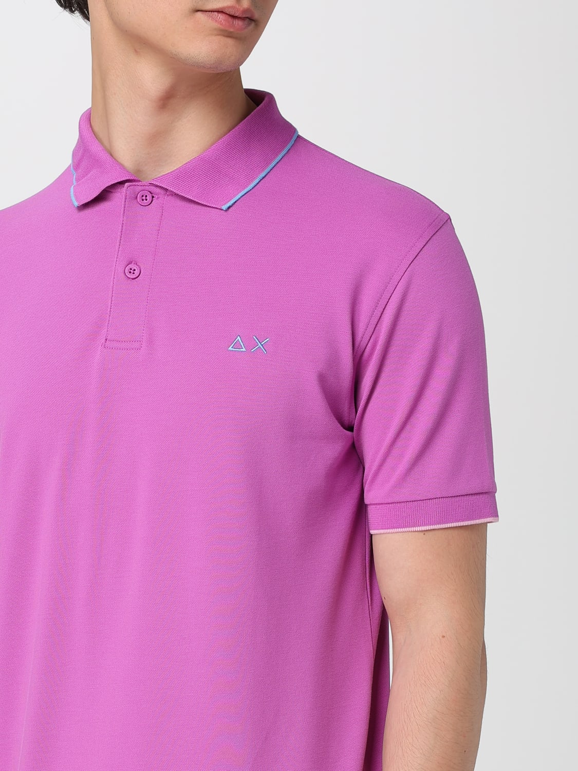 SUN68 POLO: Polo herren SUN68, Ruby - Img 3