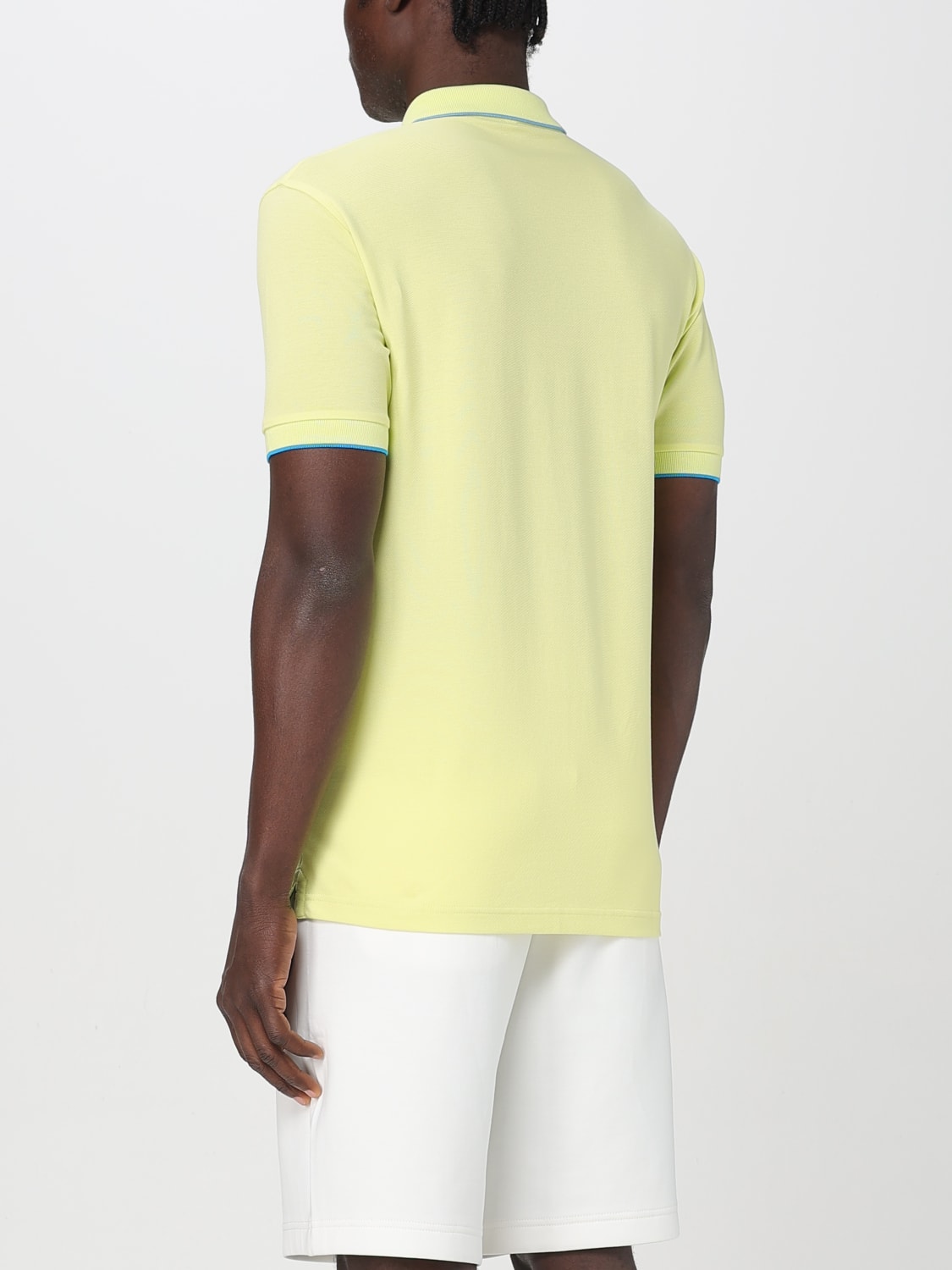 SUN68 POLO: Polo in cotone con mini logo SUN68, Limone - Img 2