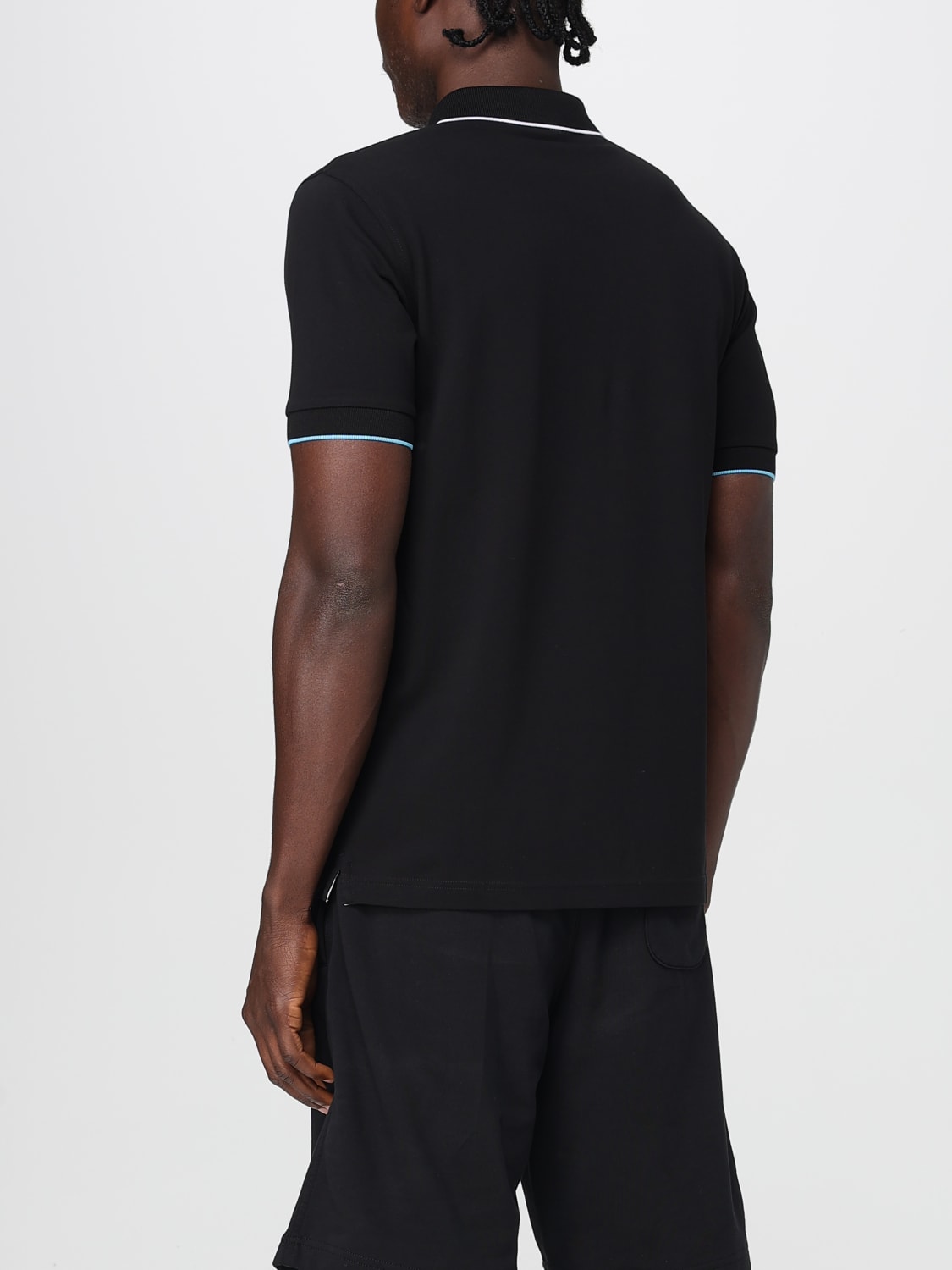 SUN68 POLO: Polo in cotone con mini logo SUN68, Nero 1 - Img 2