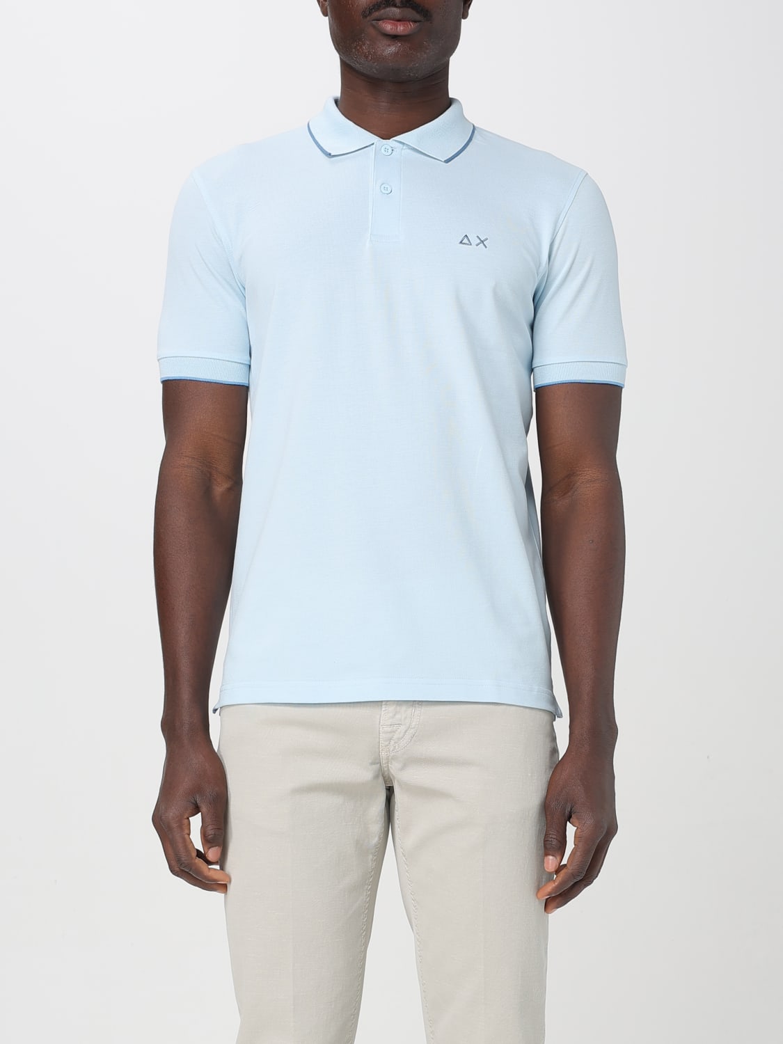 SUN68 POLO: Polo herren SUN68, Blau 2 - Img 1