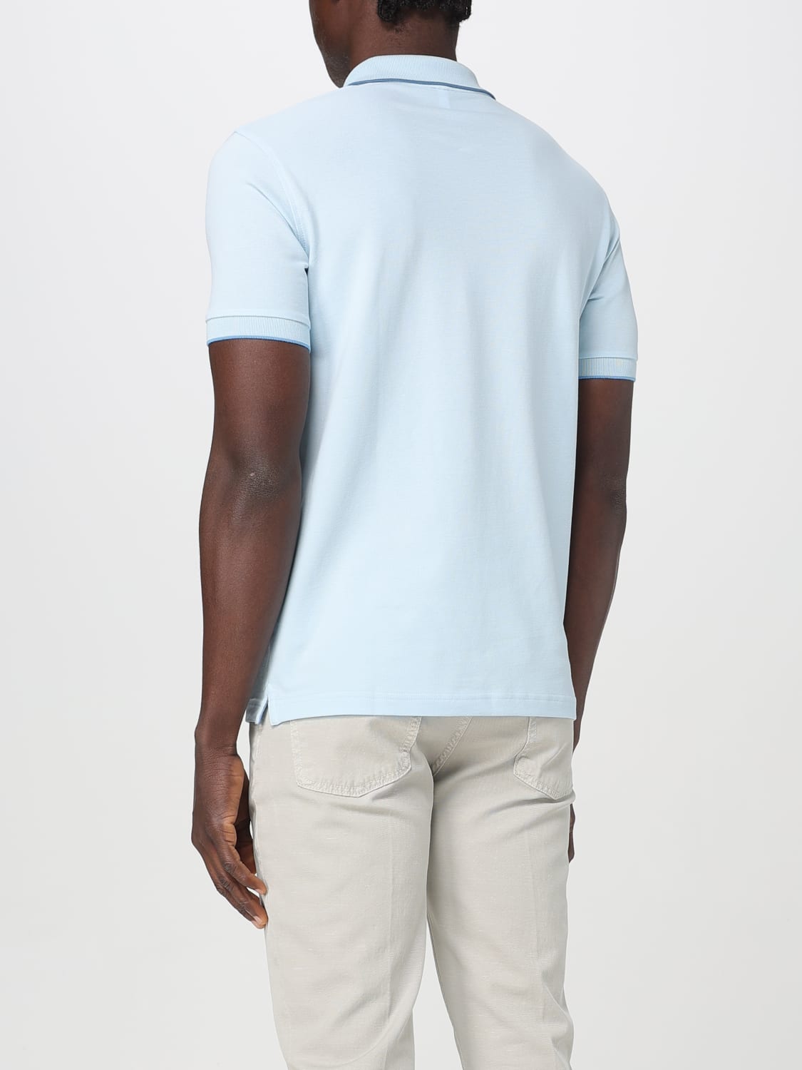 SUN68 POLO: Polo herren SUN68, Blau 2 - Img 2