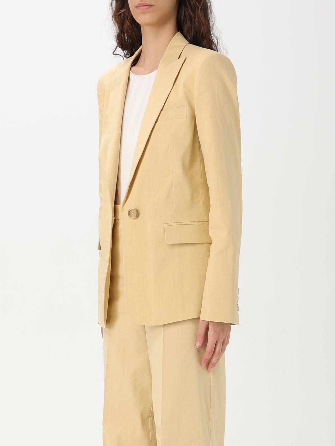 PINKO: women's blazer - Yellow | Pinko blazer 105057 A0IM