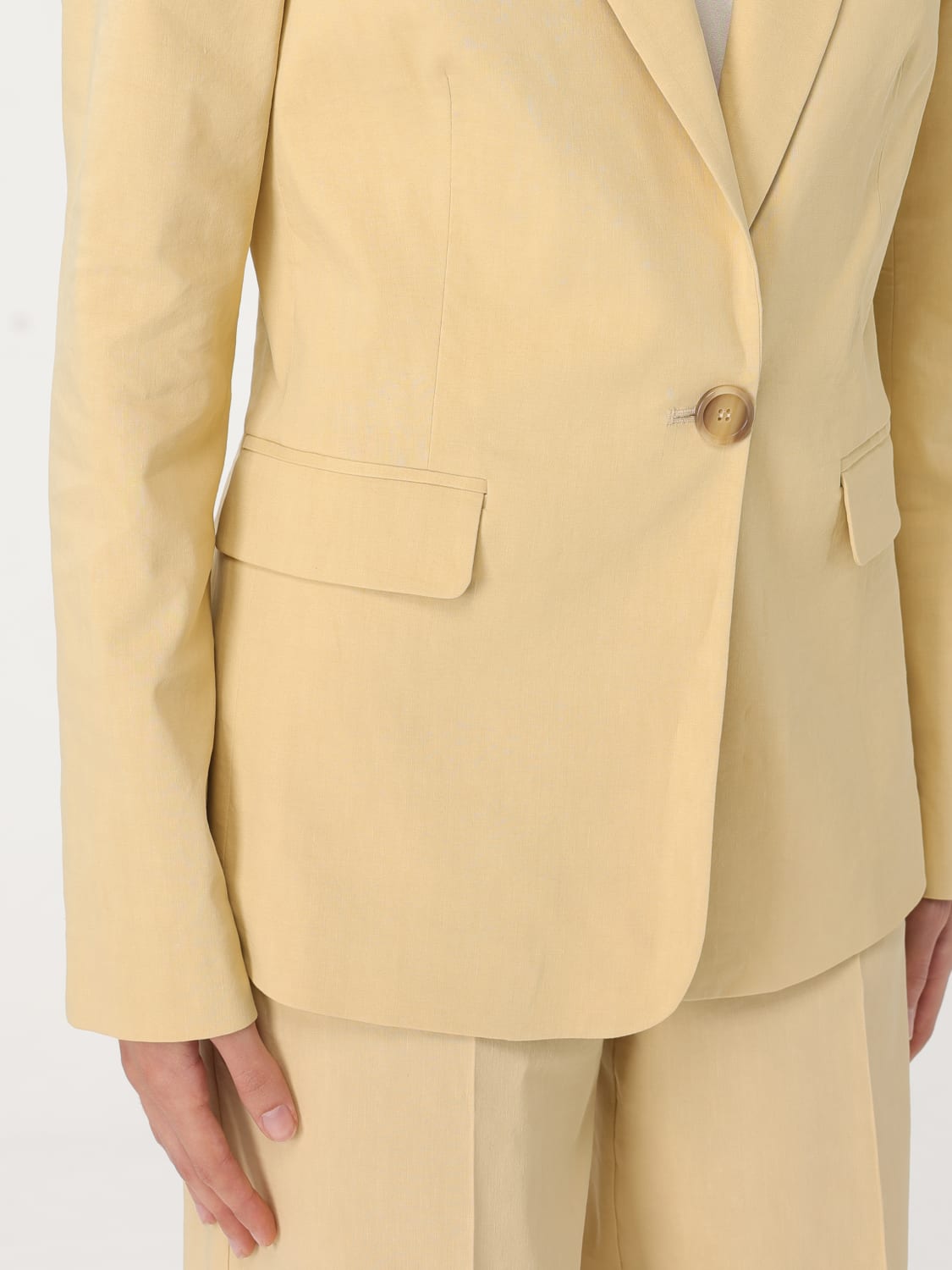 アウターその他 PINKO Woman Blazer Yellow 105057 A0IM C23 PINKO: women's blazer - Yellow | Pinko blazer 105057 A0IM
