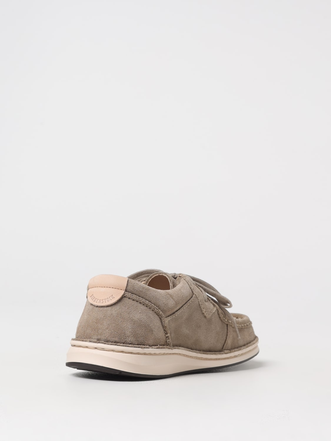 BIRKENSTOCK SCARPE STRINGATE: Derby Pasadena Birkenstock in camoscio , Beige - Img 3