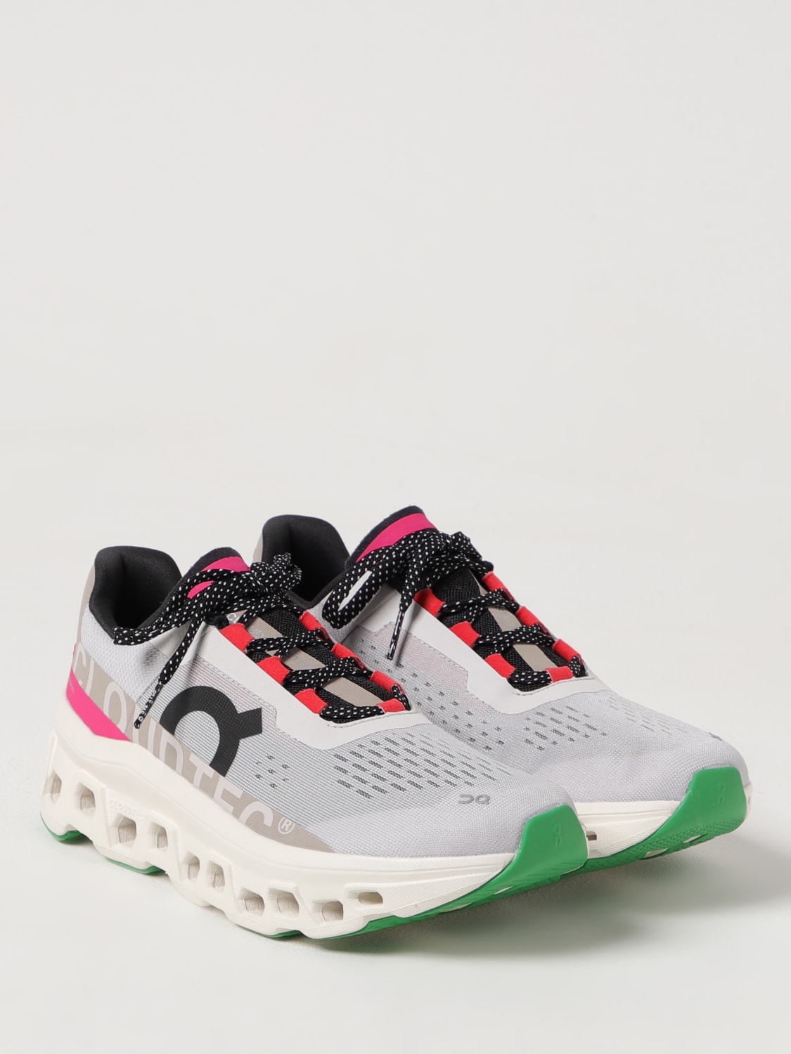 ON RUNNING SNEAKERS: Shoes woman On, Ivory - Img 2