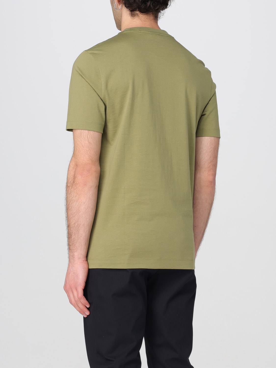 BOSS T恤: T恤 男士 Boss, 绿色 - Img 2