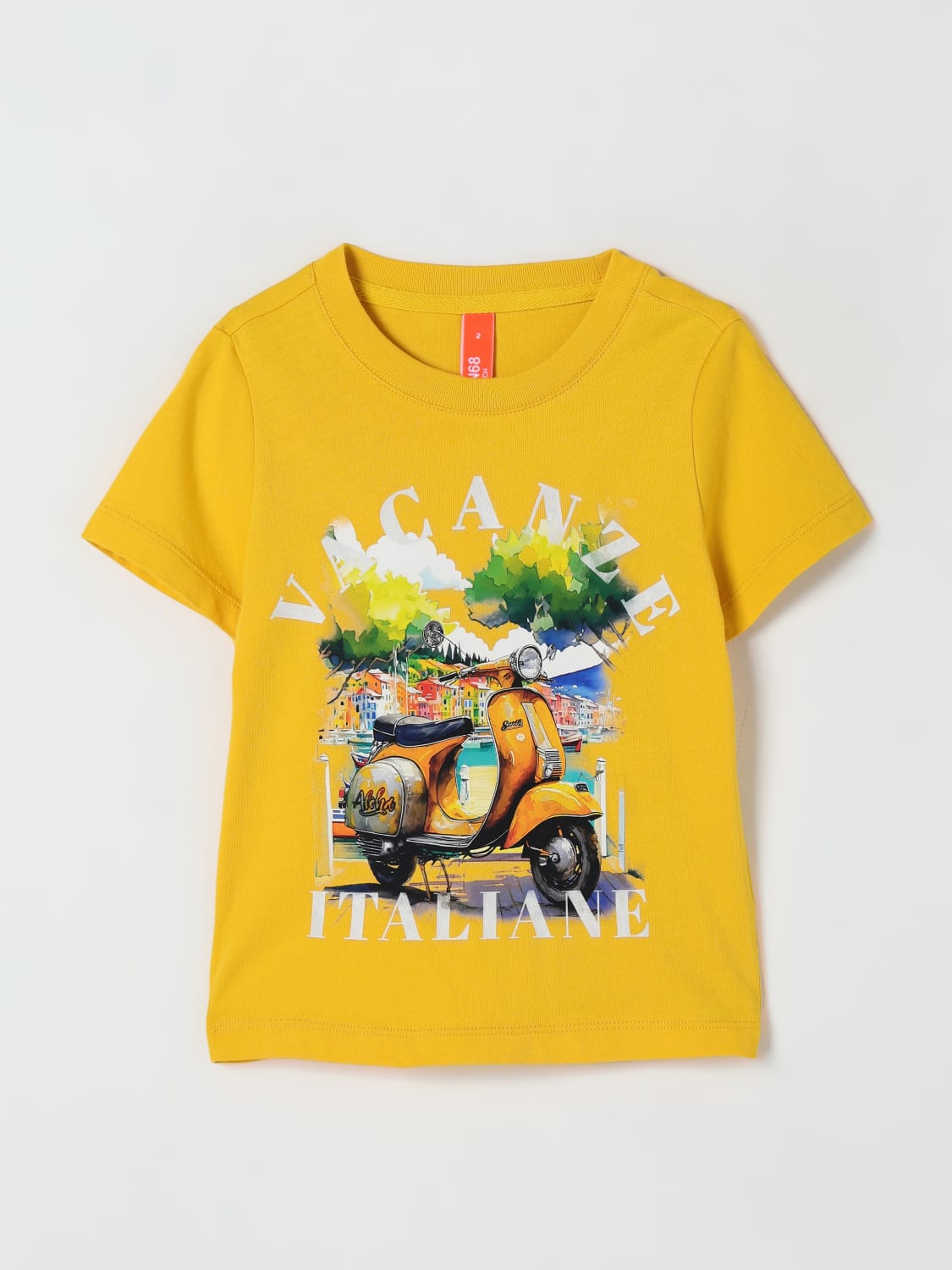SUN68 T-SHIRT: T-shirt enfant SUN68, Jaune - Img 1