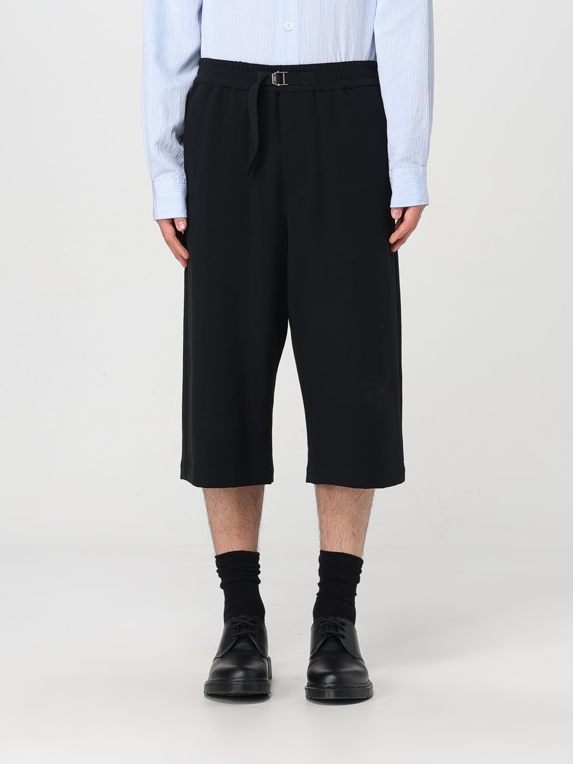 AMI PARIS PANTALONCINI: Pantaloncino Ami Paris in cotone , Nero - Img 1