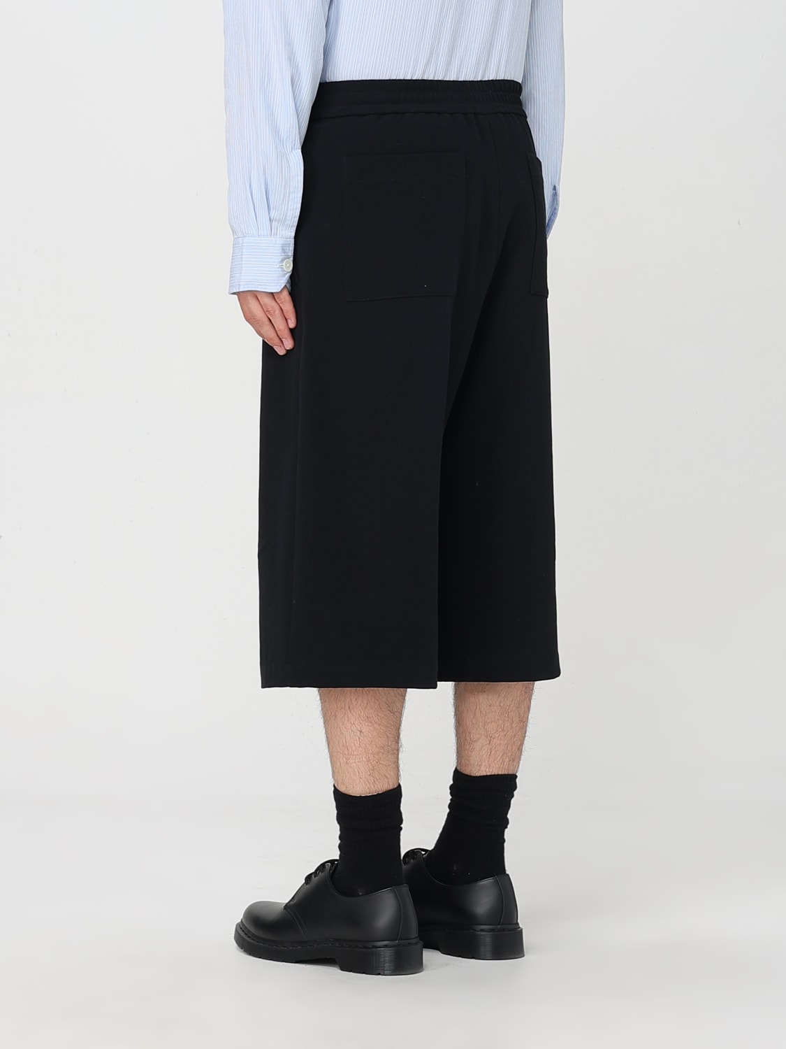 AMI PARIS PANTALONCINI: Pantaloncino Ami Paris in cotone , Nero - Img 3