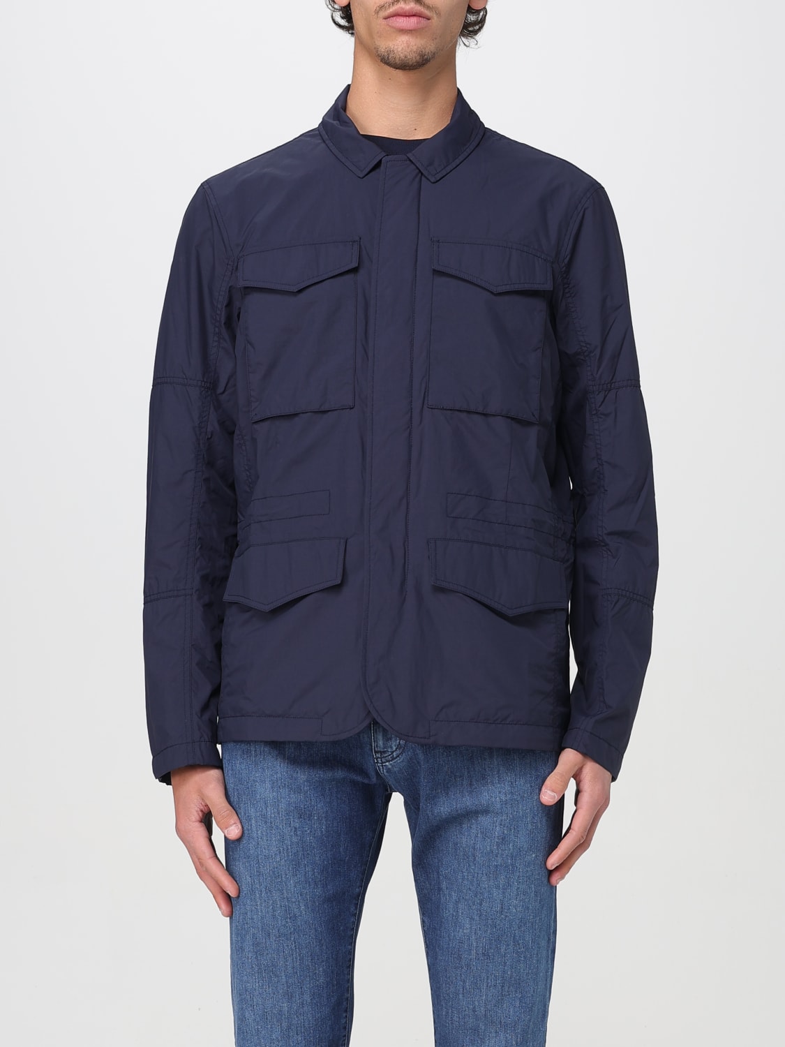 SAVE THE DUCK JACKE: Mantel herren Save The Duck, Blau - Img 1