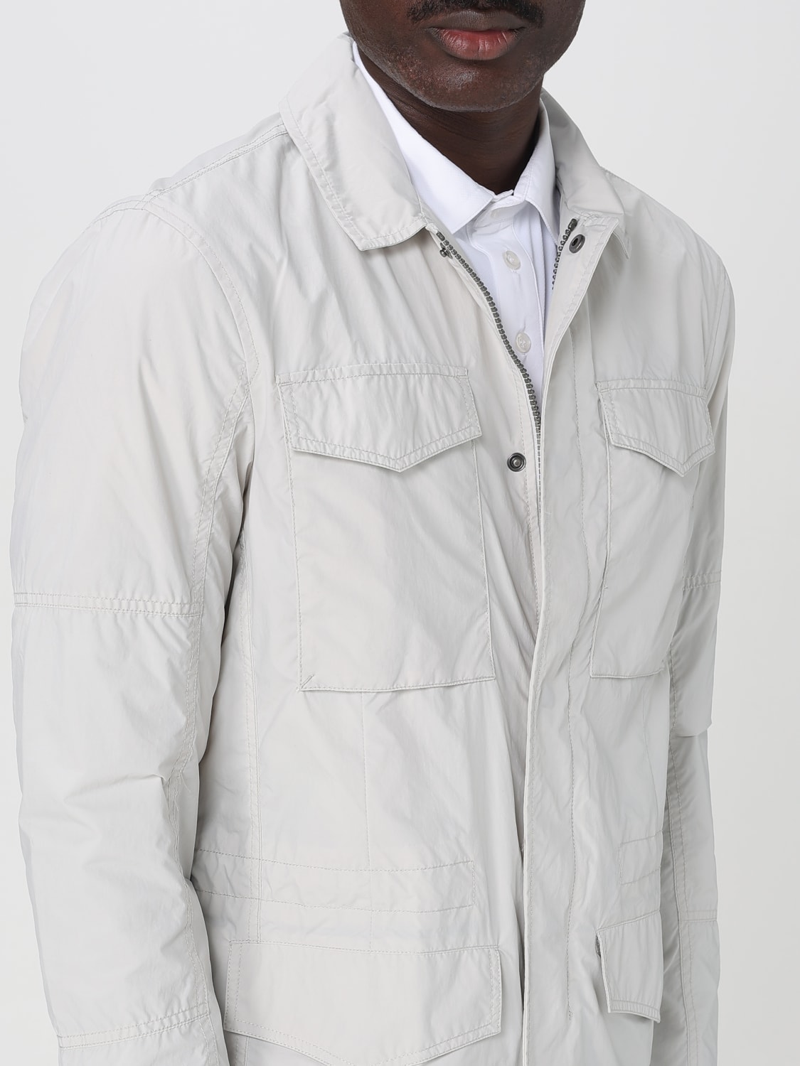 SAVE THE DUCK JACKE: Mantel herren Save The Duck, Grau - Img 4