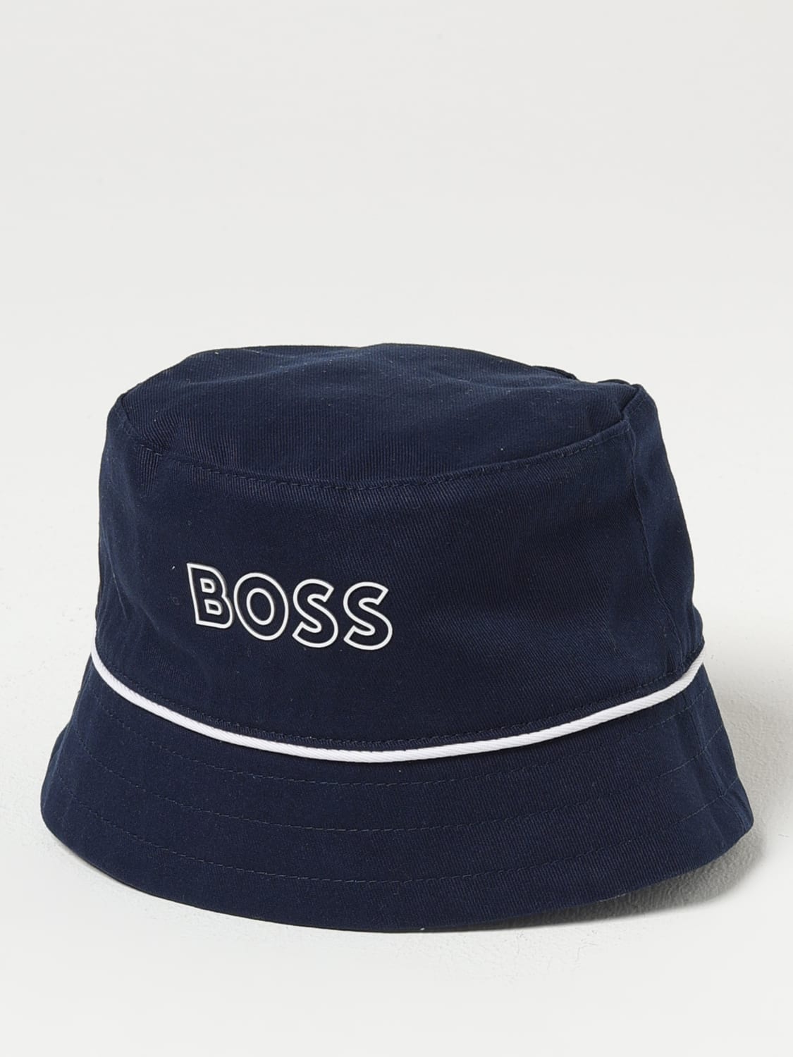 BOSS GORRO: Gorro niños Boss, Azul Marino - Img 1