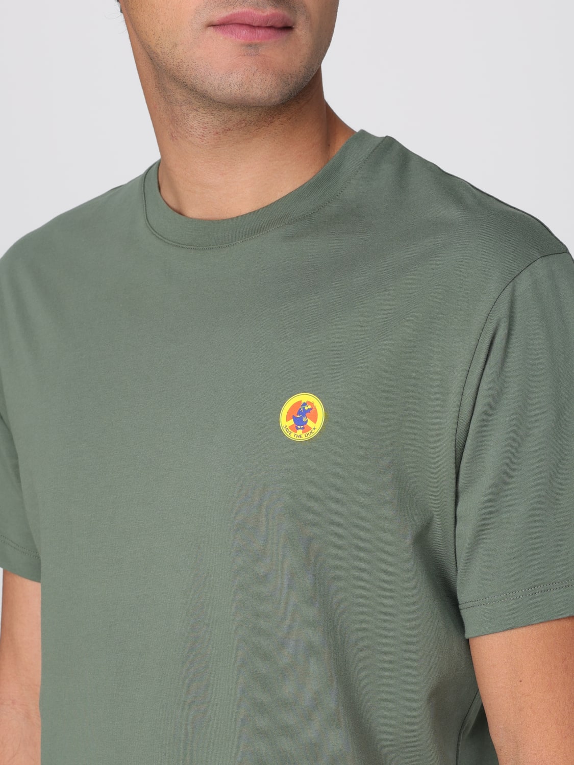 SAVE THE DUCK CAMISETA: Camiseta hombre Save The Duck, Verde - Img 3