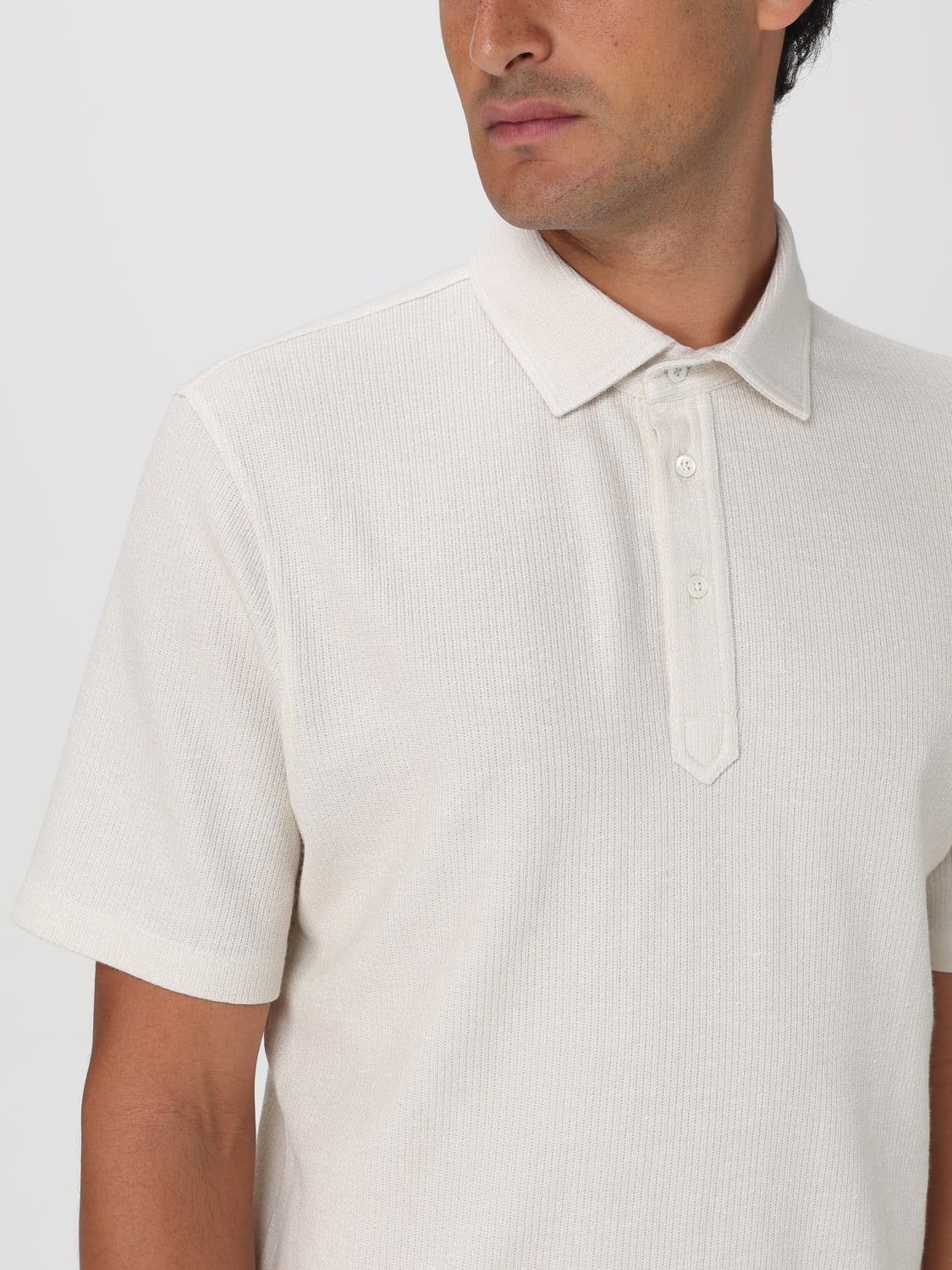BRUNELLO CUCINELLI: Polo shirt men - Beige | Brunello
