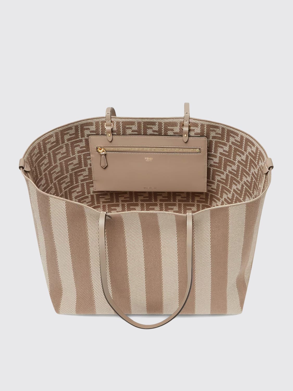 トートバッグ FENDI Woman Tote bags Beige 8BH425AUPJ F1SNP FENDI: Shoulder bag woman - Beige | Fendi tote bags 8BH425