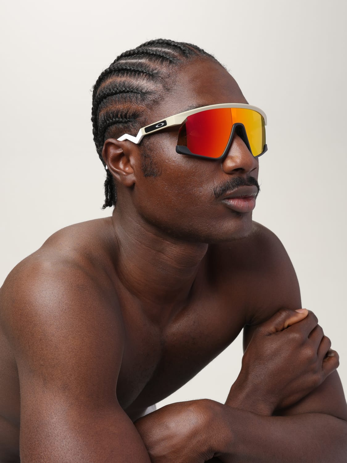 OAKLEY SUNGLASSES: Sunglasses man Oakley, Cream - Img 2