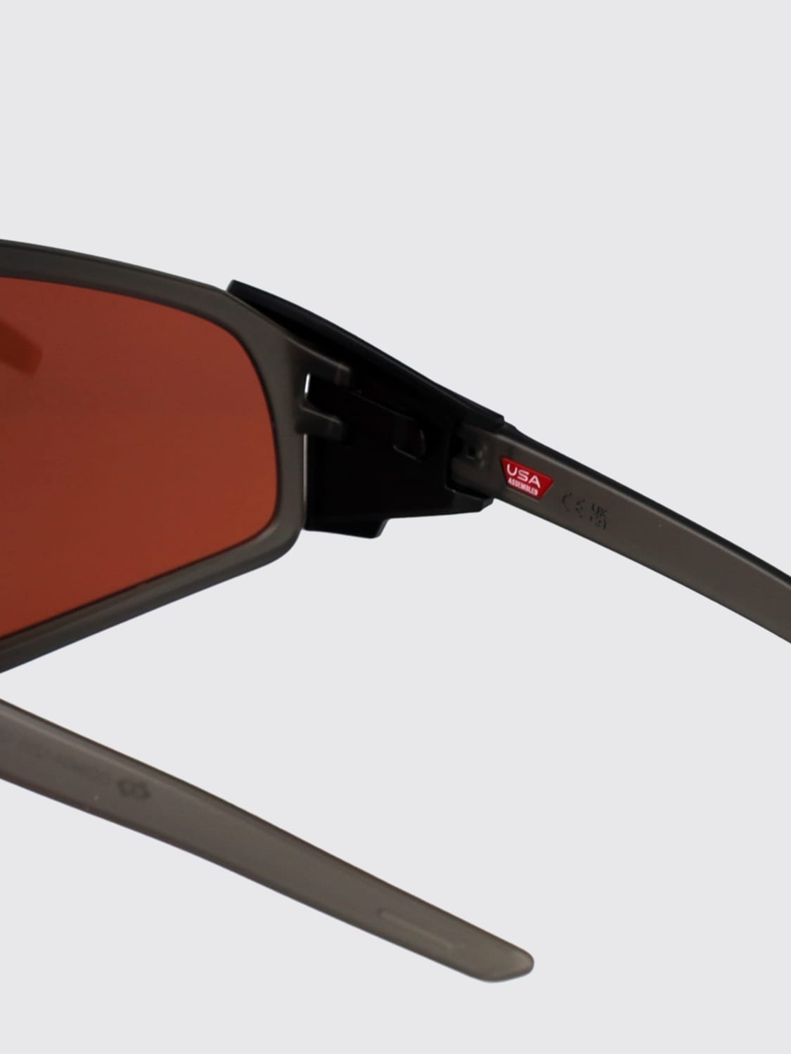 OAKLEY OCCHIALI DA SOLE: Occhiali da sole in acetato a mascherina Oakley, Grigio 1 - Img 4