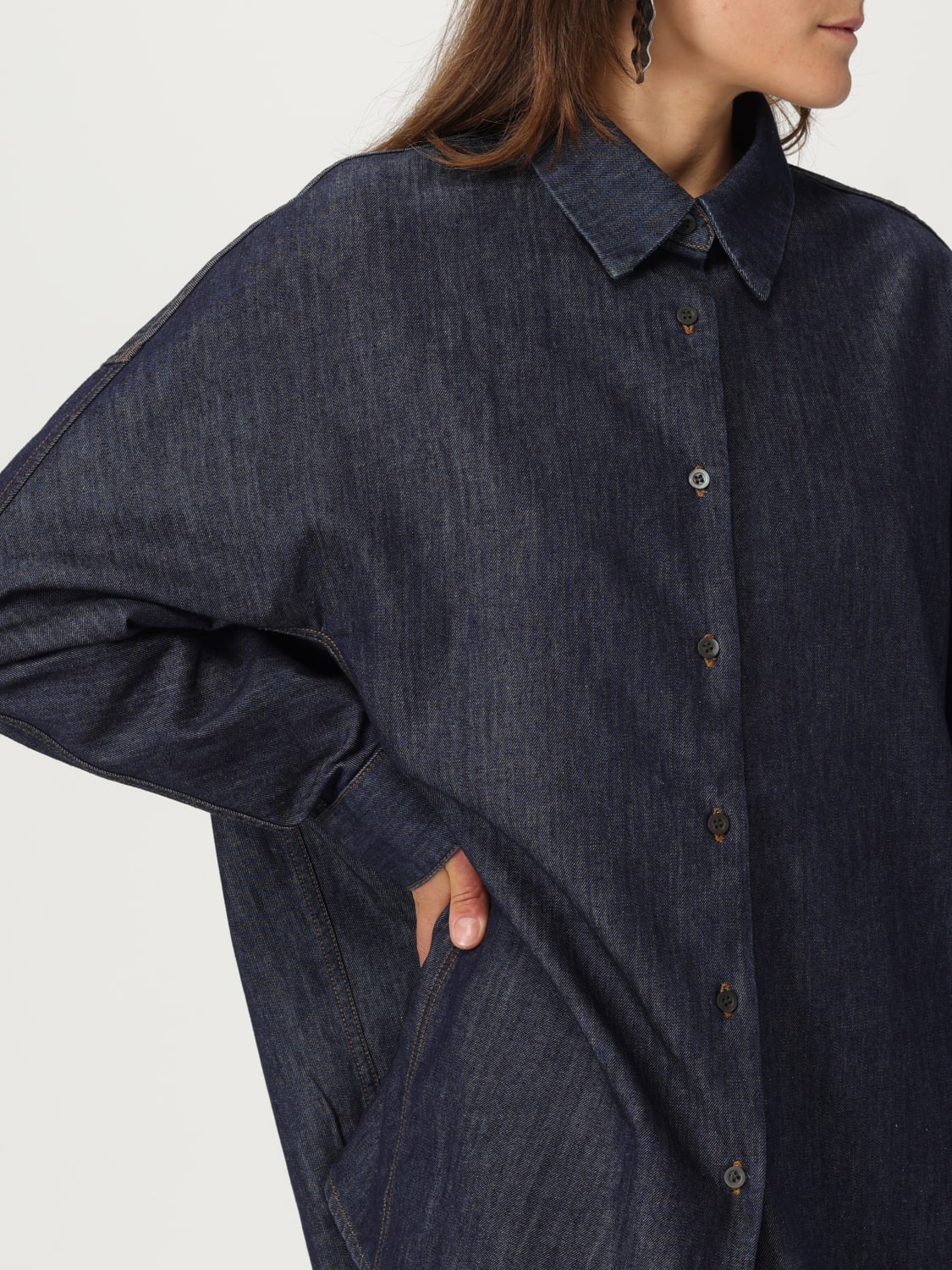 DRIES VAN NOTEN SHIRT: Shirt woman Dries Van Noten, Indigo - Img 5