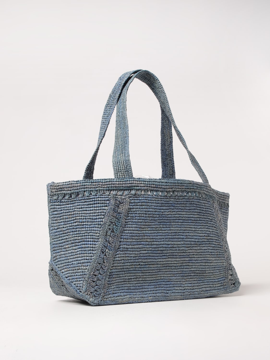 PATOU TOTE BAG: Shoulder bag woman Patou, Gnawed Blue - Img 2