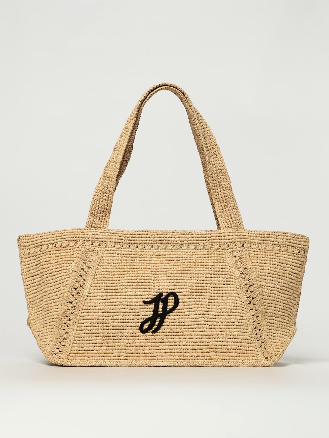 PATOU TOTE BAG: Shoulder bag woman Patou, Cream - Img 1