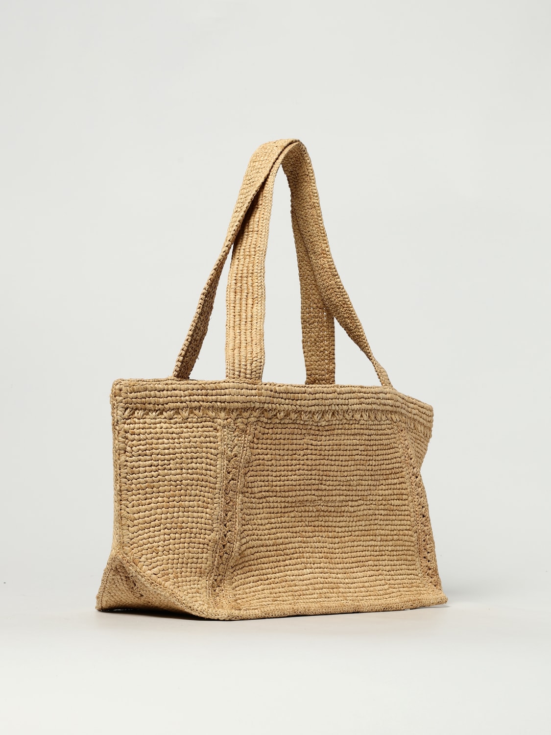 PATOU TOTE BAG: Shoulder bag woman Patou, Cream - Img 3