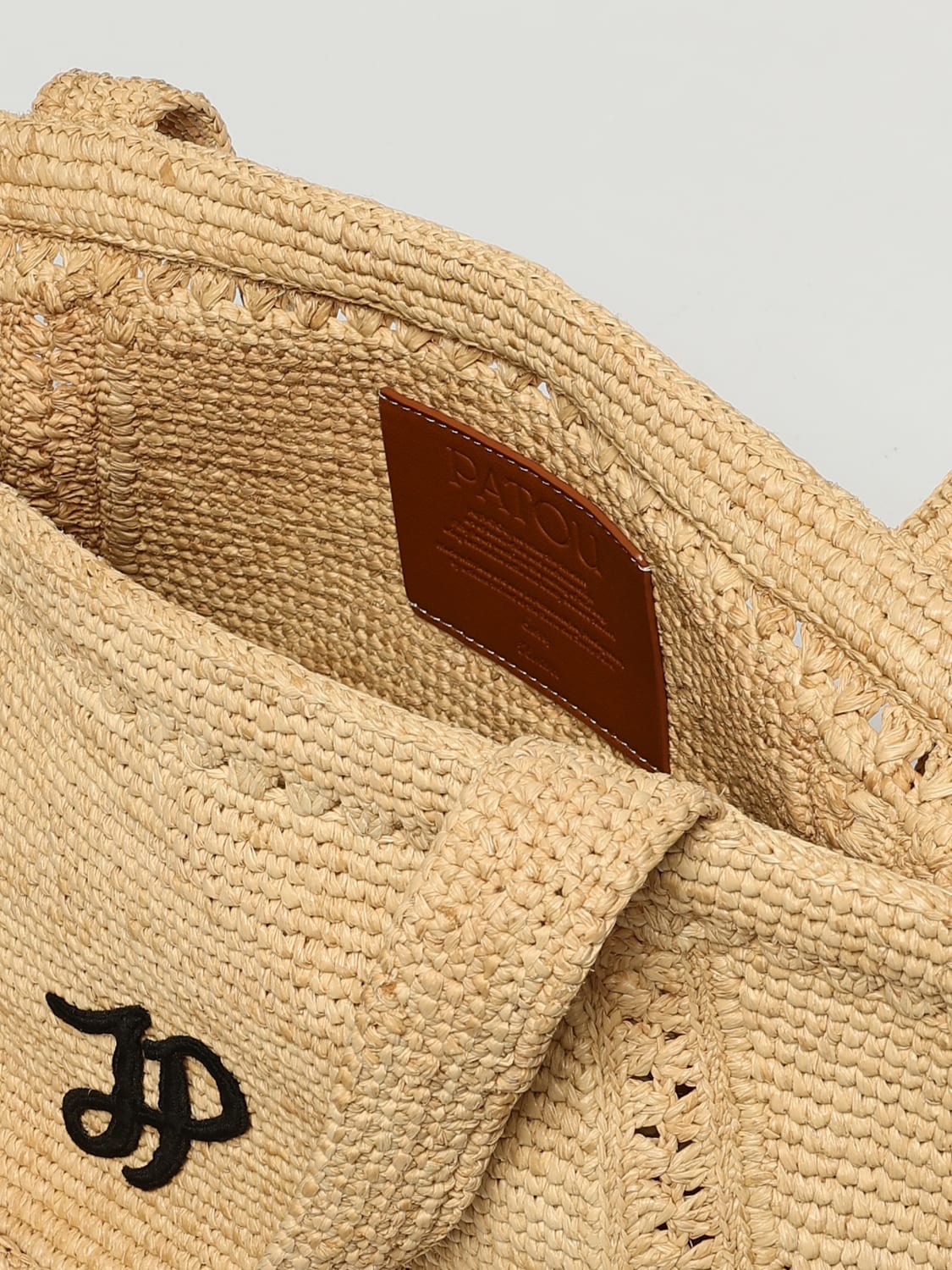 PATOU TOTE BAG: Shoulder bag woman Patou, Cream - Img 4