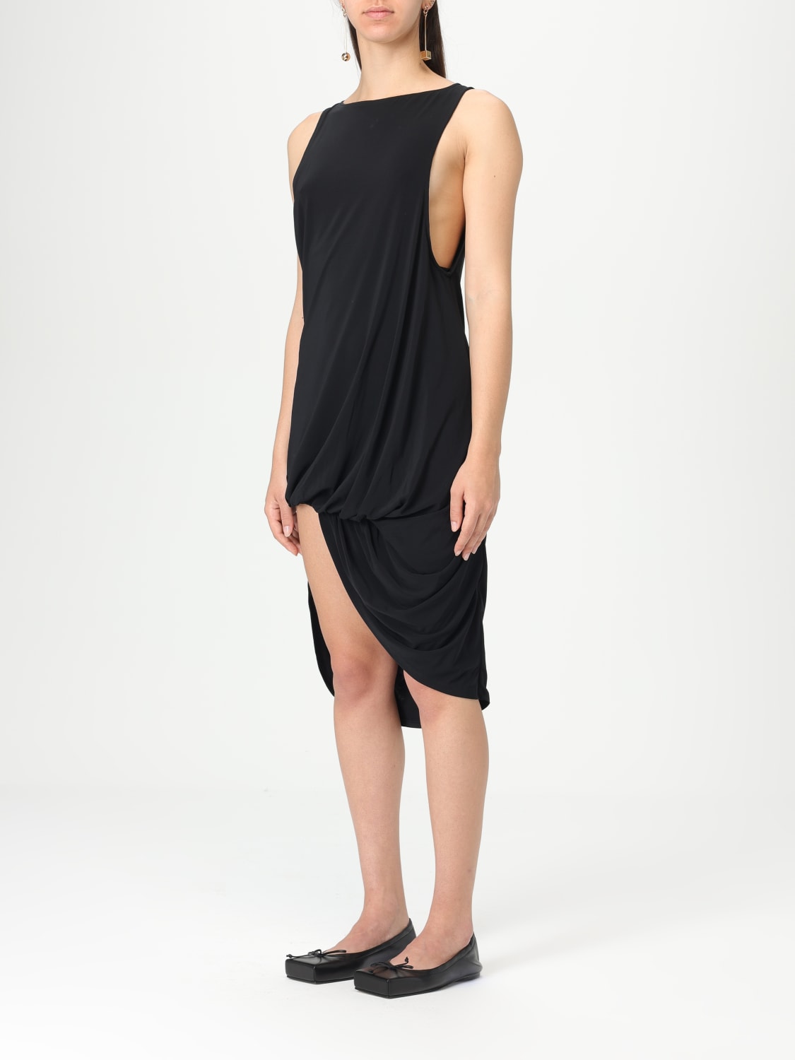 JACQUEMUS DRESS: Dress woman Jacquemus, Black - Img 4