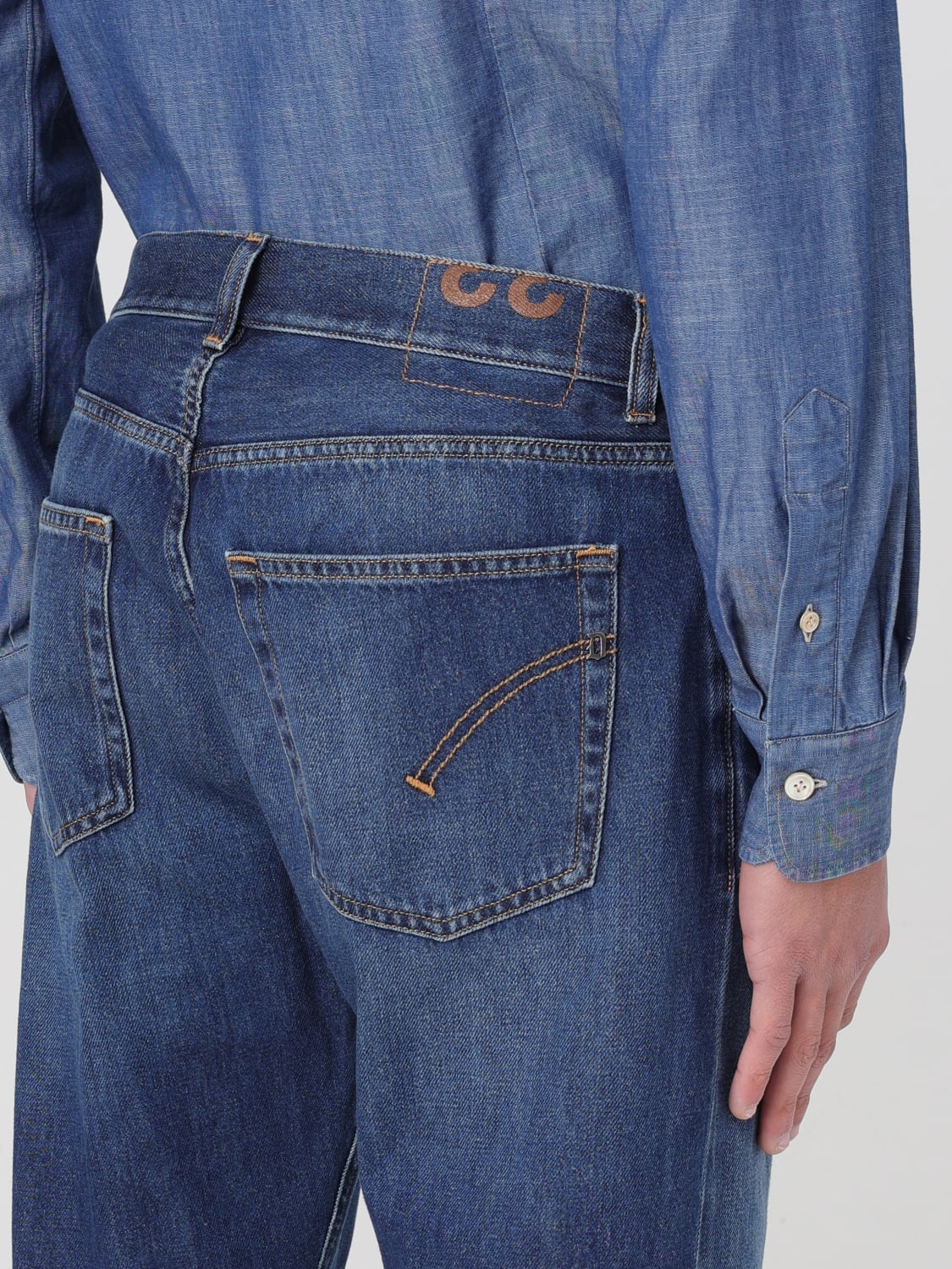 DONDUP JEANS: Jeans men Dondup, Blue - Img 3