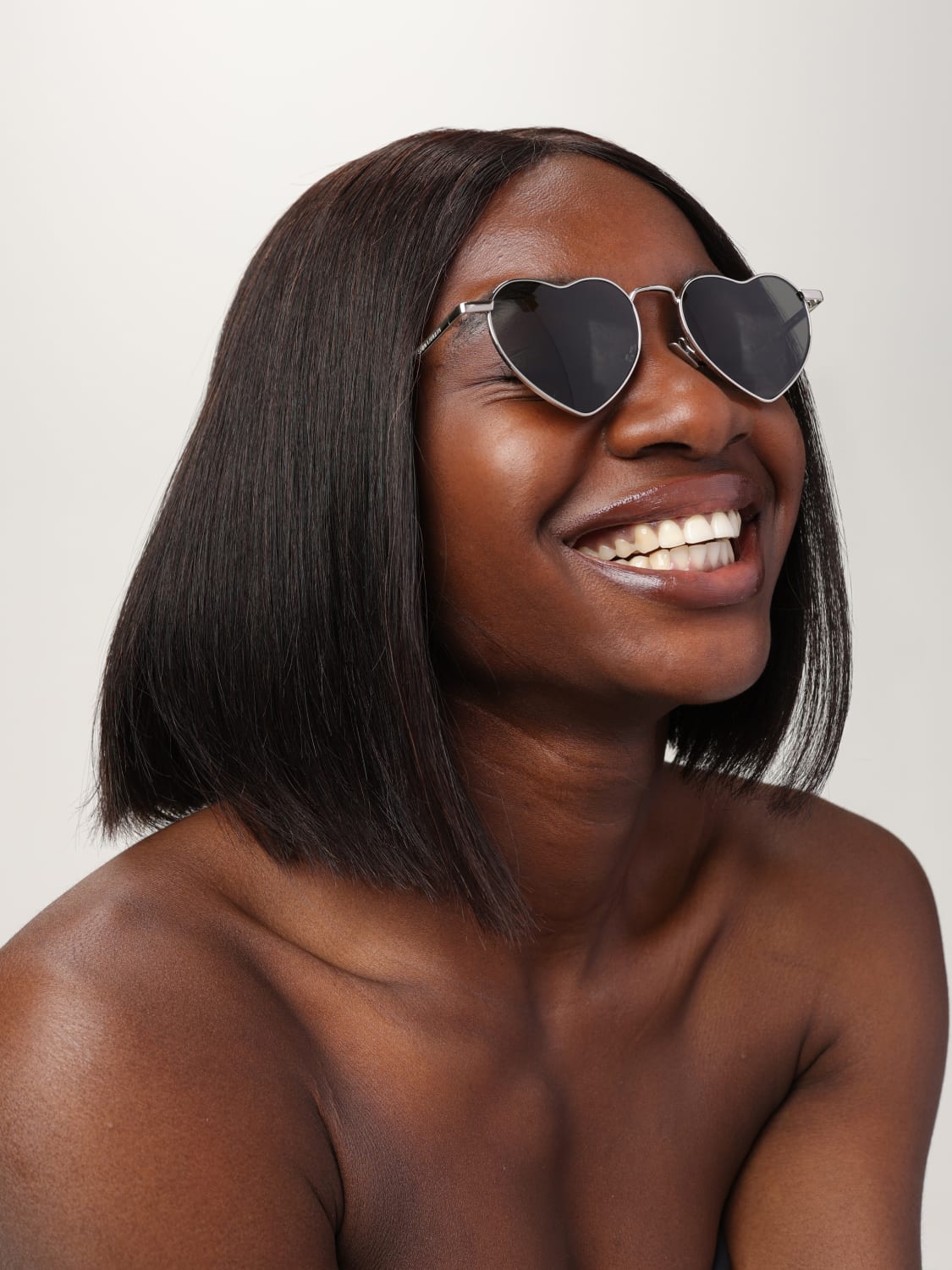 SAINT LAURENT SUNGLASSES: Sunglasses woman Saint Laurent, Grey - Img 2