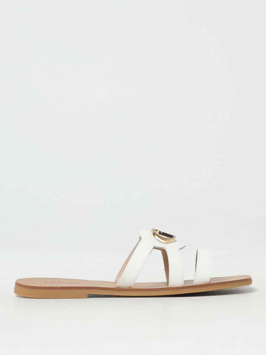 シューズ・サンダルその他 LIU JO Woman Flat sandals White SA5083P0102 01065 LIU JO: Flat sandals woman - White | Liu Jo flat sandals