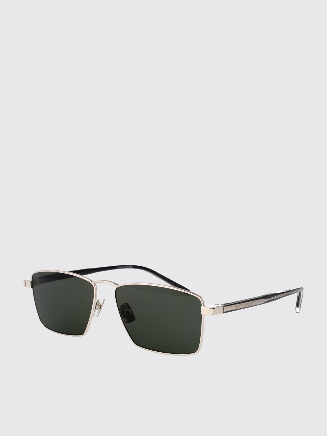 SAINT LAURENT OCCHIALI DA SOLE: Occhiali da sole SL 700 Saint Laurent in metallo , Silver - Img 1