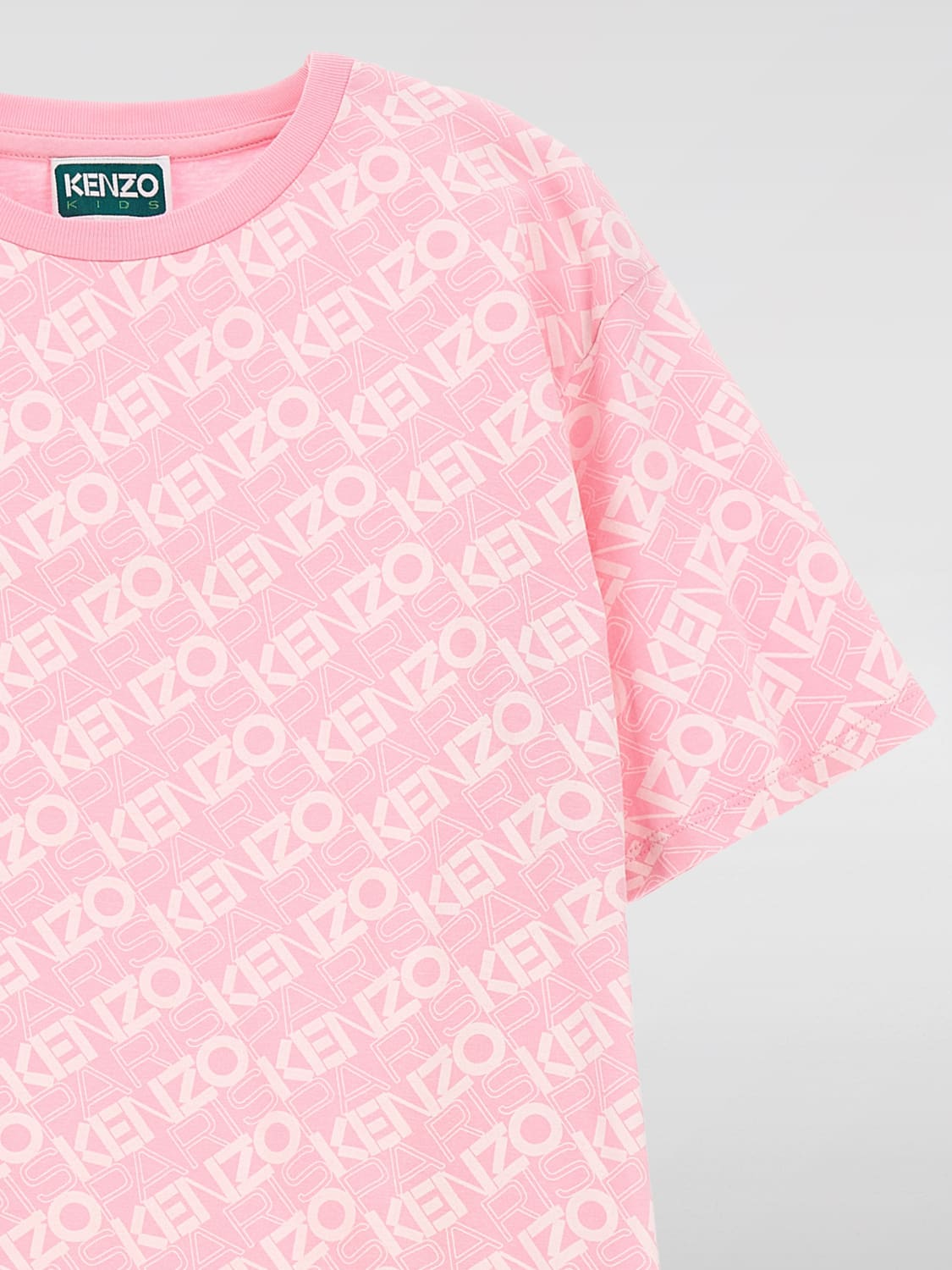 KENZO KIDS T-SHIRT: T-shirt kids Kenzo Kids, Pink - Img 3