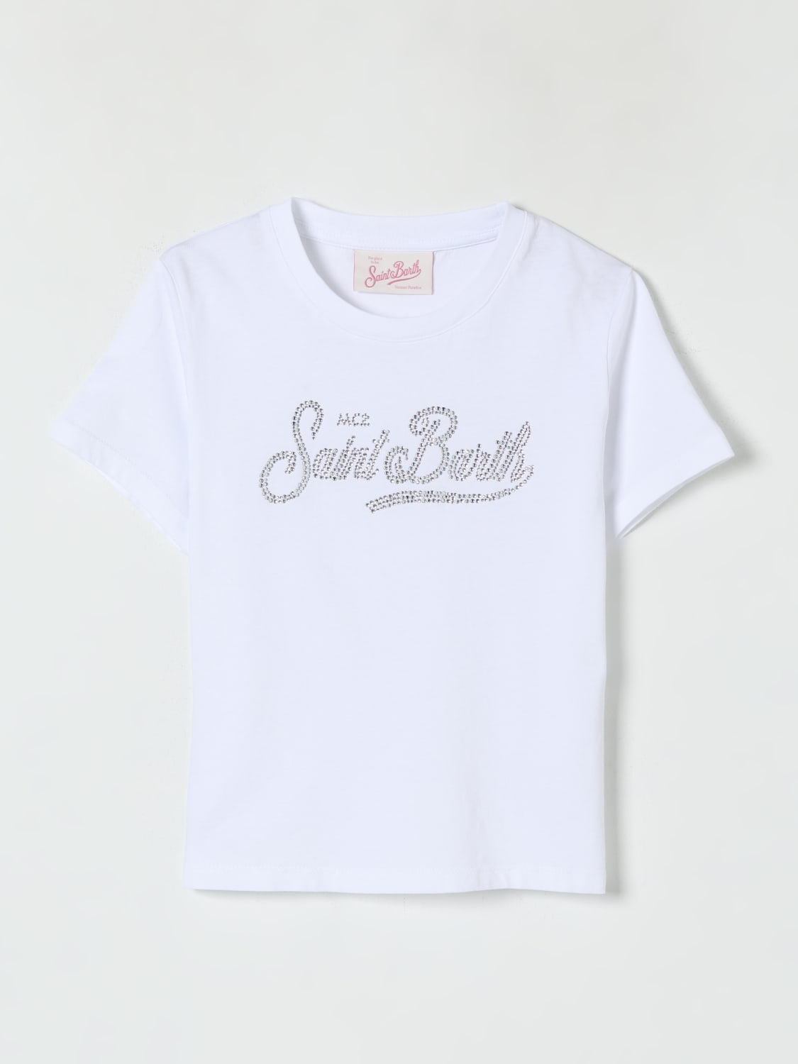 MC2 SAINT BARTH T-SHIRT: T-shirt in cotone con stampa logo Mc2 Saint Barth, Fa01 - Img 1
