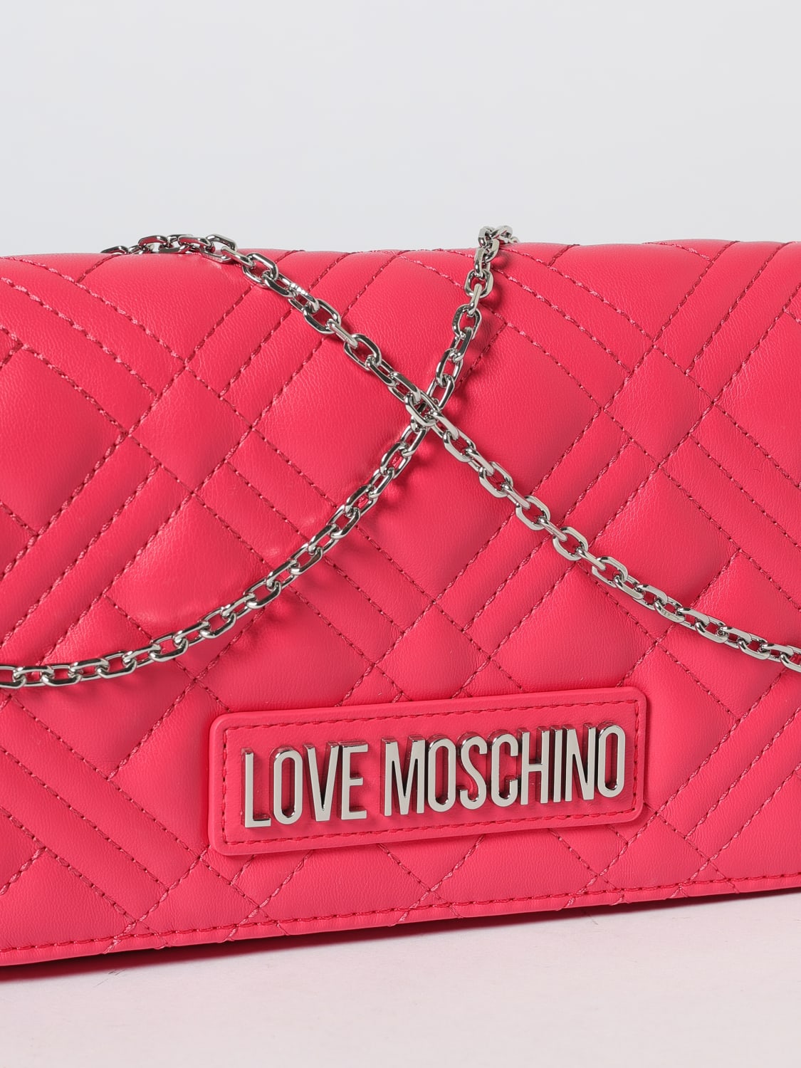 LOVE MOSCHINO MINI BAG: Handbag woman Love Moschino, Fuchsia - Img 3