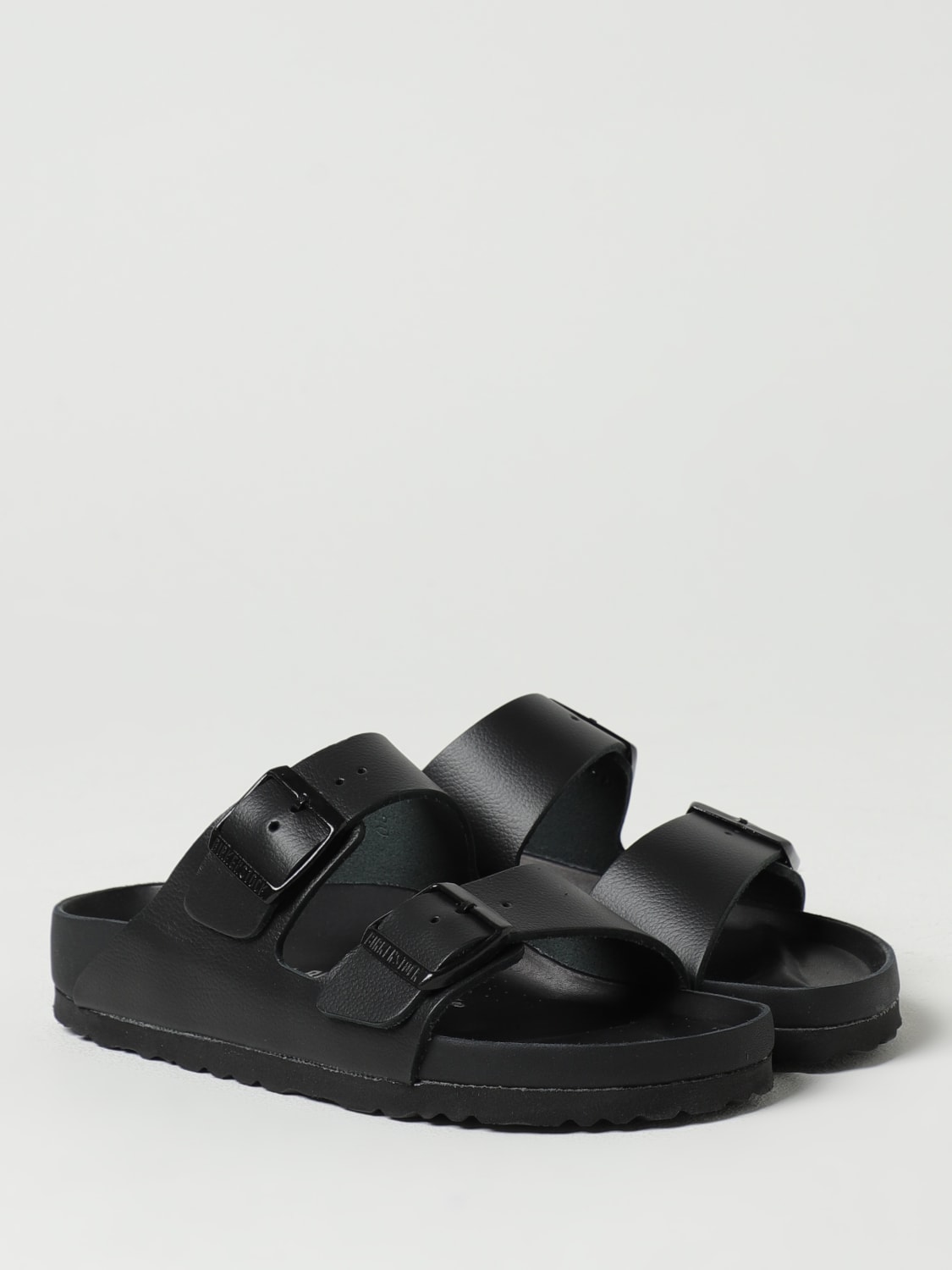 Birkenstock ブラック フラットシューズ BIRKENSTOCK：シューズ レディース - ブラック | GIGLIO.COM