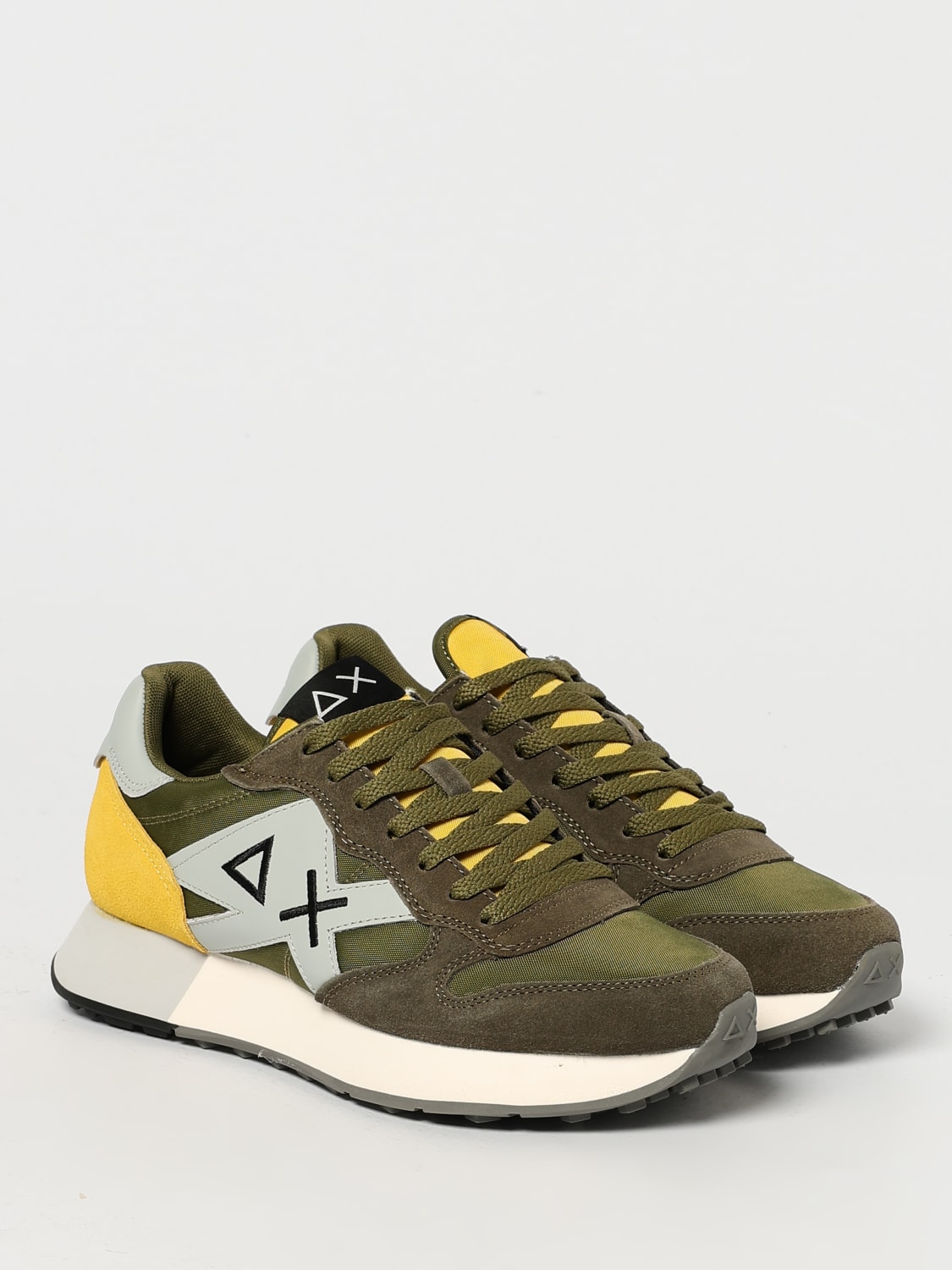 SUN68 SNEAKERS: Sneakers men SUN68, Military - Img 2