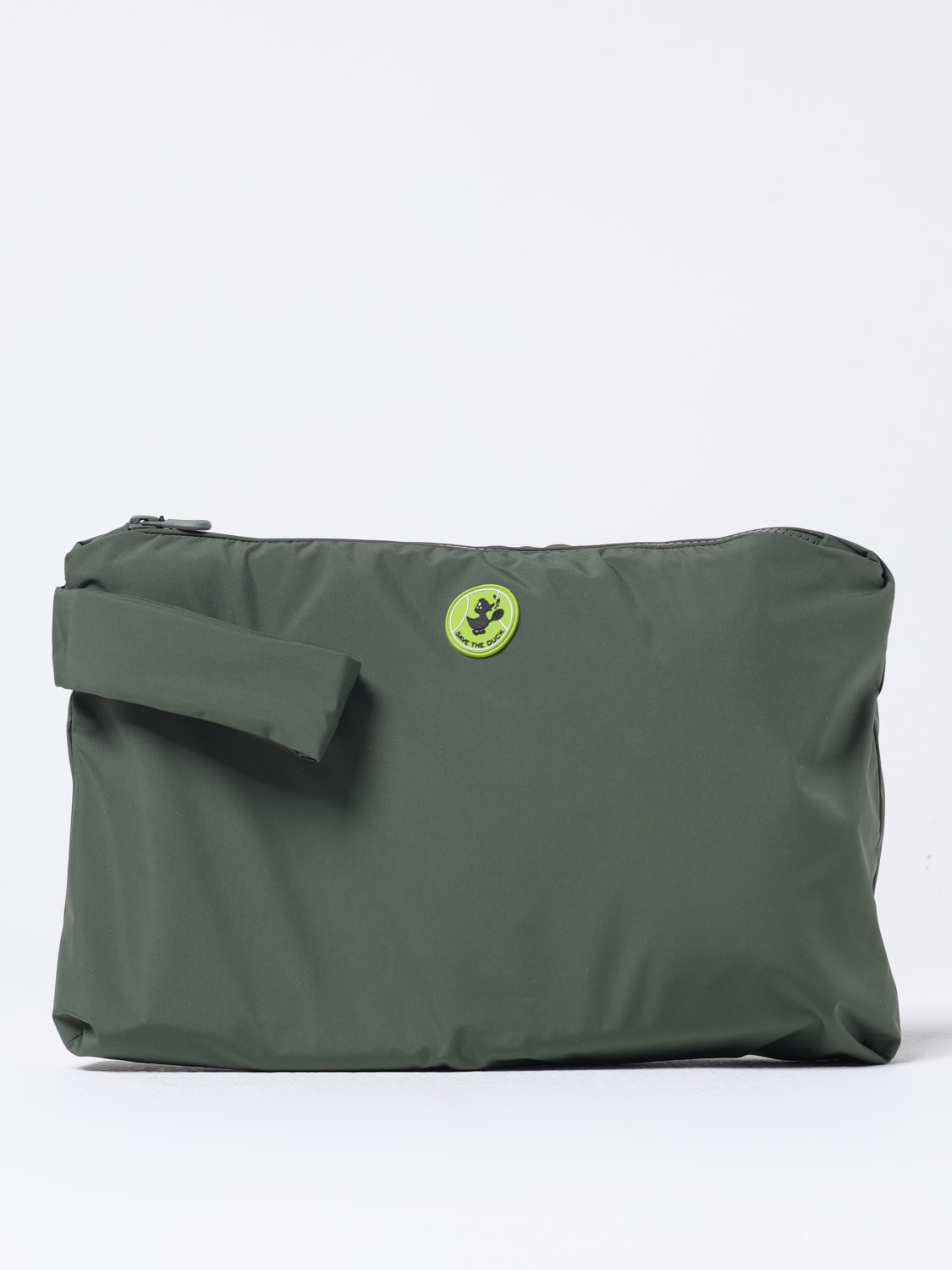SAVE THE DUCK BORSA: Pochette unisex remy Save The Duck, Verde - Img 1