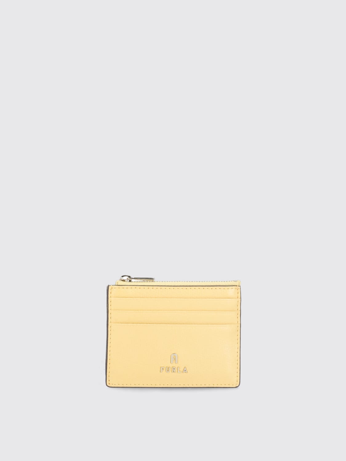 FURLA WALLET: Wallet woman Furla, Yellow - Img 1