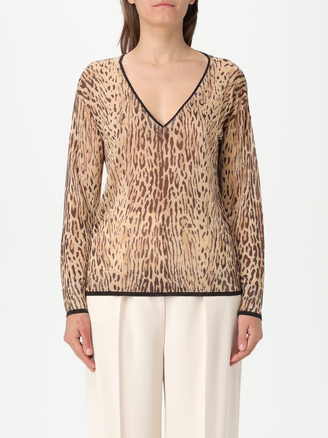 LIU JO PULL: Pull femme Liu Jo, Marron - Img 1