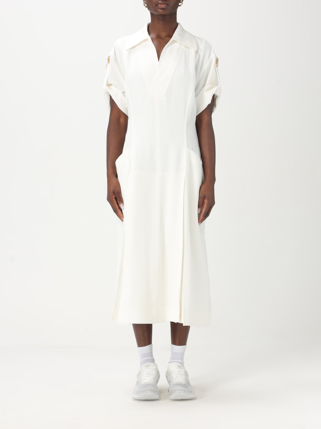 BOTTEGA VENETA DRESS: Dress woman Bottega Veneta, White - Img 1