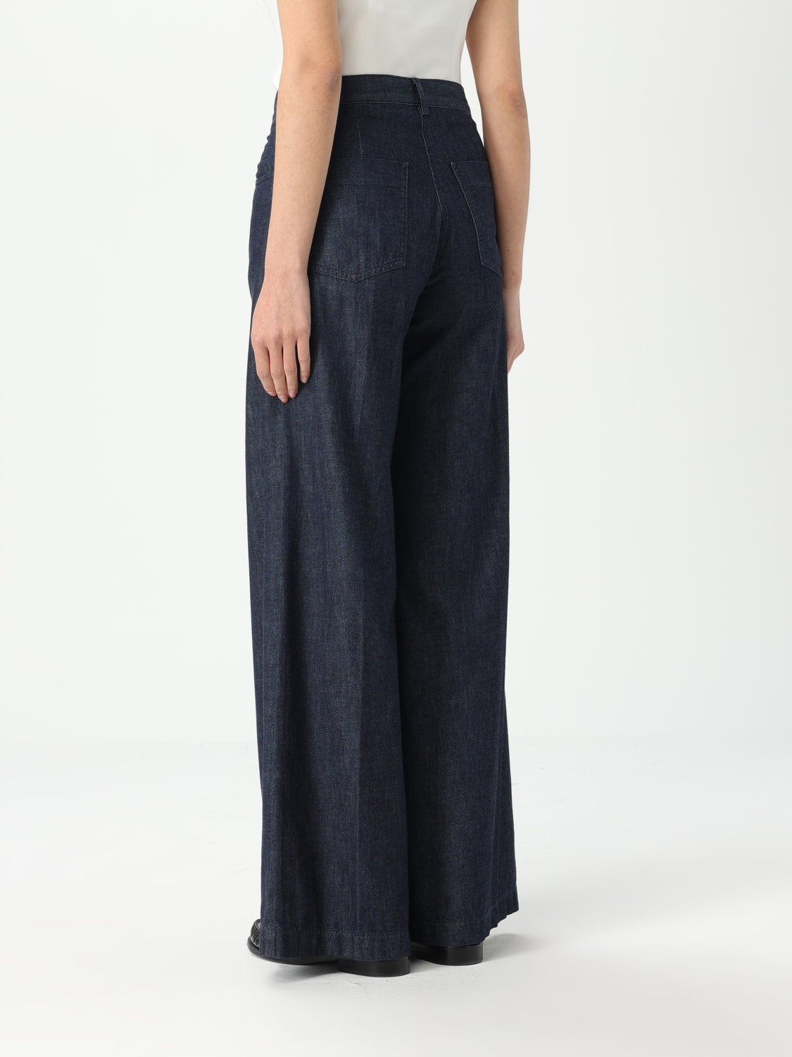 デニム・ジーパン ASPESI Woman Jeans Blue G0185L054 10998 ASPESI: Pants woman - Blue | Aspesi jeans G0156G857A9 online