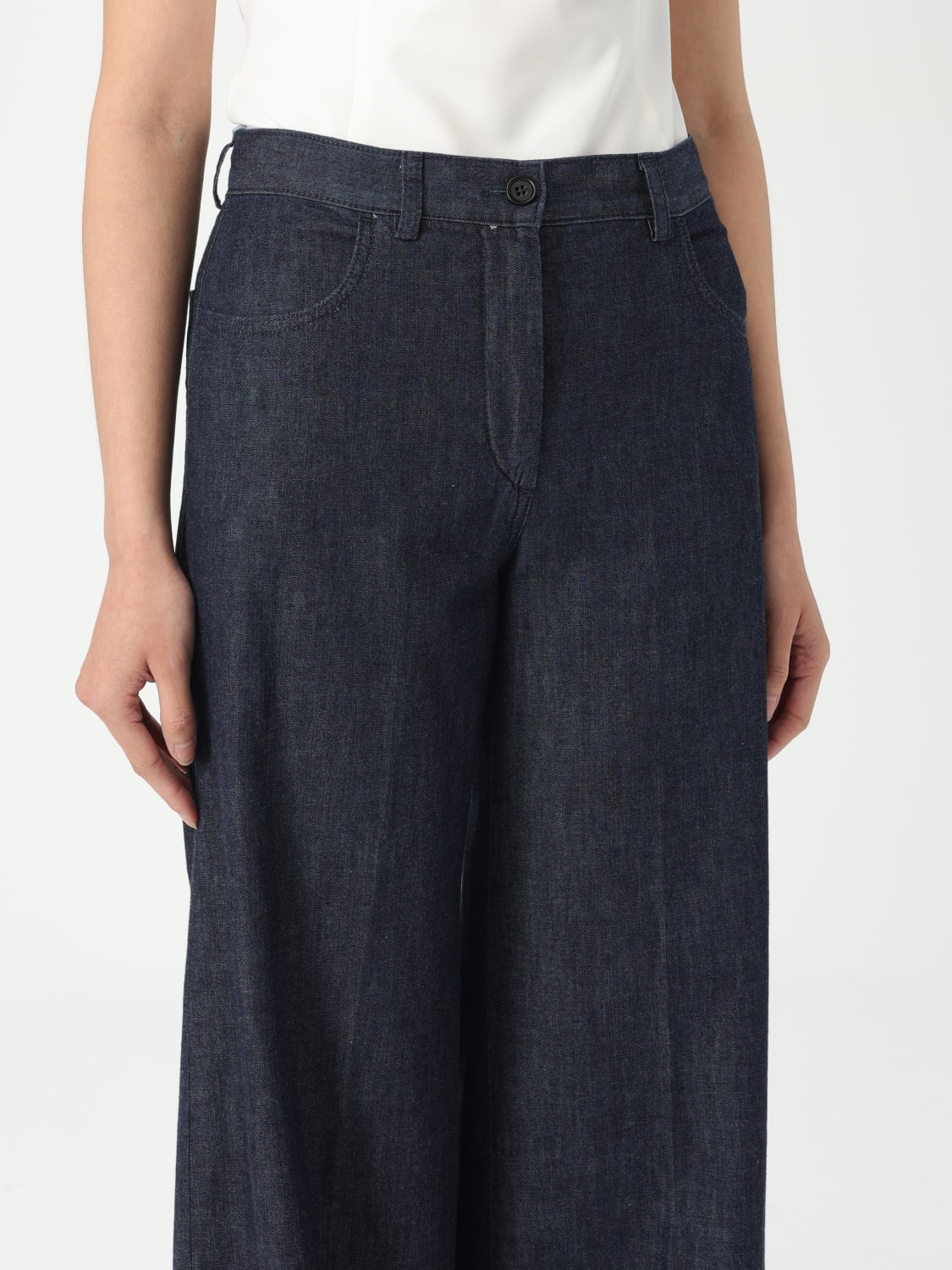 パンツ ASPESI Women Pants G0128D30785098 Blue ASPESI: Pants woman - Blue | Aspesi jeans G0156G857A9 online