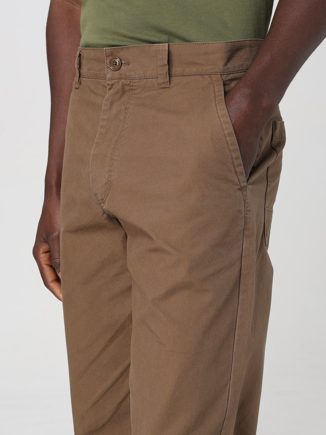 ASPESI PANTS: Pants men Aspesi, Brown - Img 3