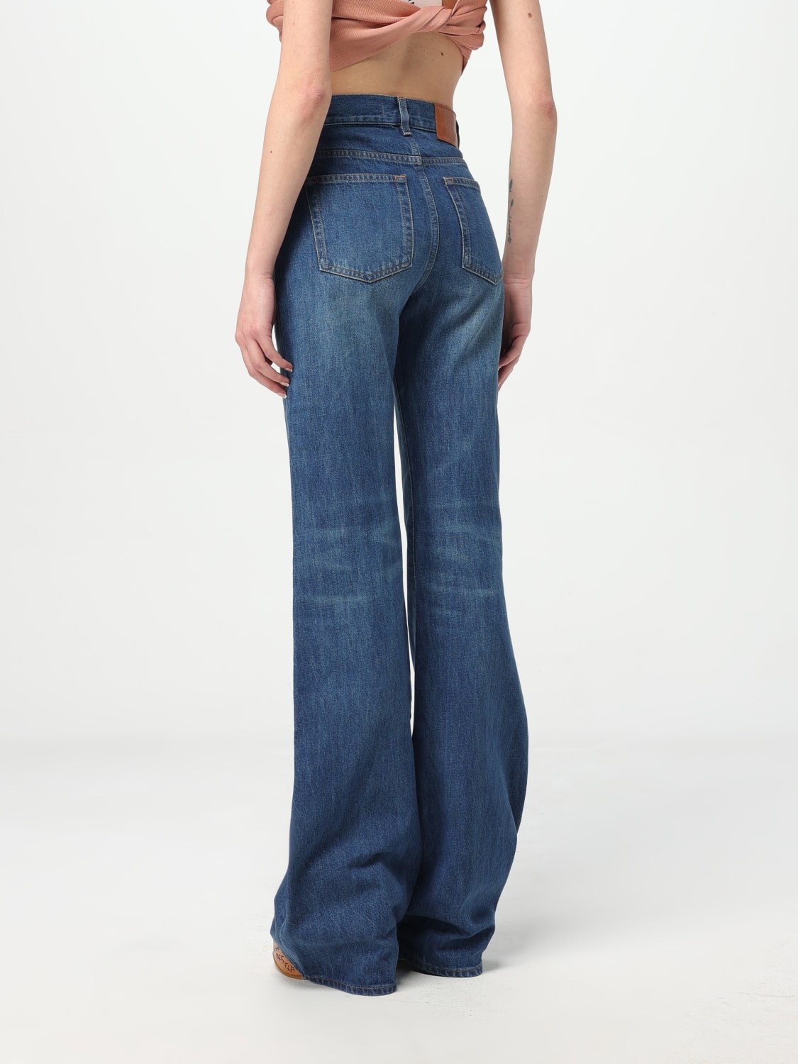 デニム・ジーパン CHLOE Woman Jeans Blue CH25UDP03258 4C6 CHLOÉ: Jeans woman - Blue | Chloé jeans CH25UDP03258 online