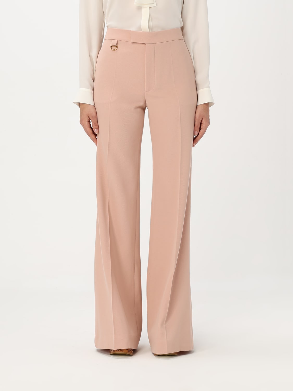 パンツ CHLOE Woman Pants Pink CH25UPA03012 6H9 CHLOÉ: Pants woman - Pink | Chloé pants CH25UPA03012 online